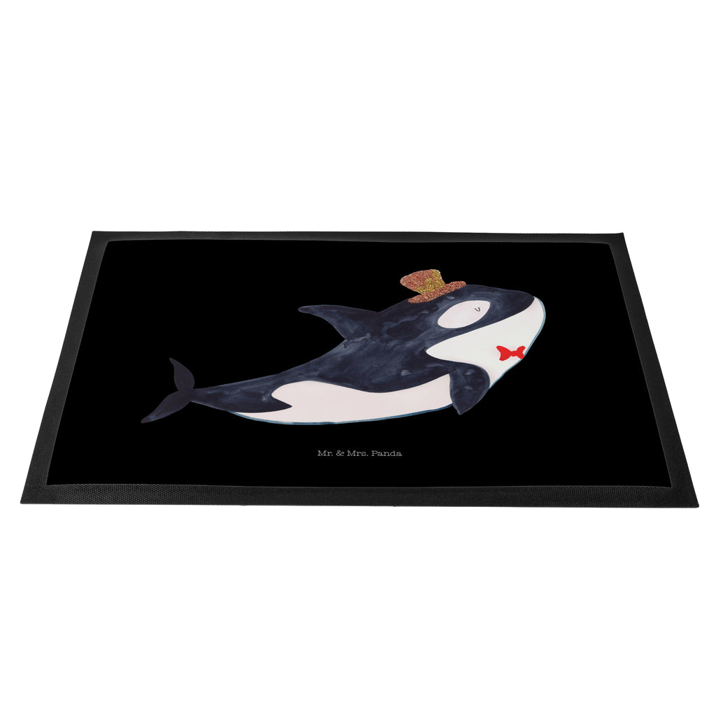 Fußmatte Orca Zylinder Narwal, Glitter, Konfetti, Glitzer, Geburtstag, Feier, Fete, Fest, Glückwunsch, Orca Türvorleger, Schmutzmatte, Fußabtreter, Matte, Schmutzfänger, Fußabstreifer, Schmutzfangmatte, Türmatte, Motivfußmatte,  Haustürmatte, Vorleger  Meerestiere, Meer, Urlaub