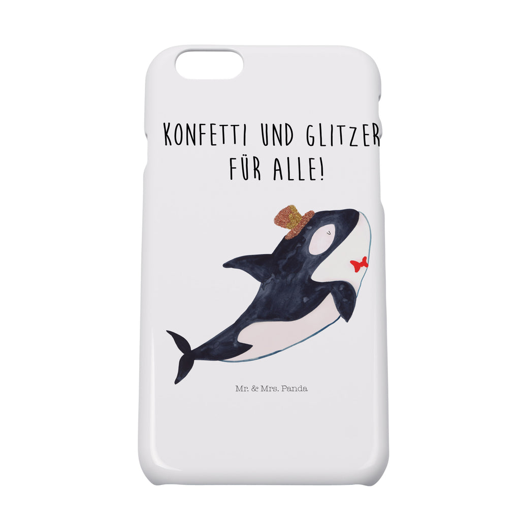 Iphone 6 / 6S Handyhülle Orca Zylinder Handyhülle, Handycover, Cover, Handy, Hülle, Iphone 6, Iphone 6s, Meerestiere, Meer, Urlaub, Narwal, Glitter, Konfetti, Glitzer, Geburtstag, Feier, Fete, Fest, Glückwunsch, Orca