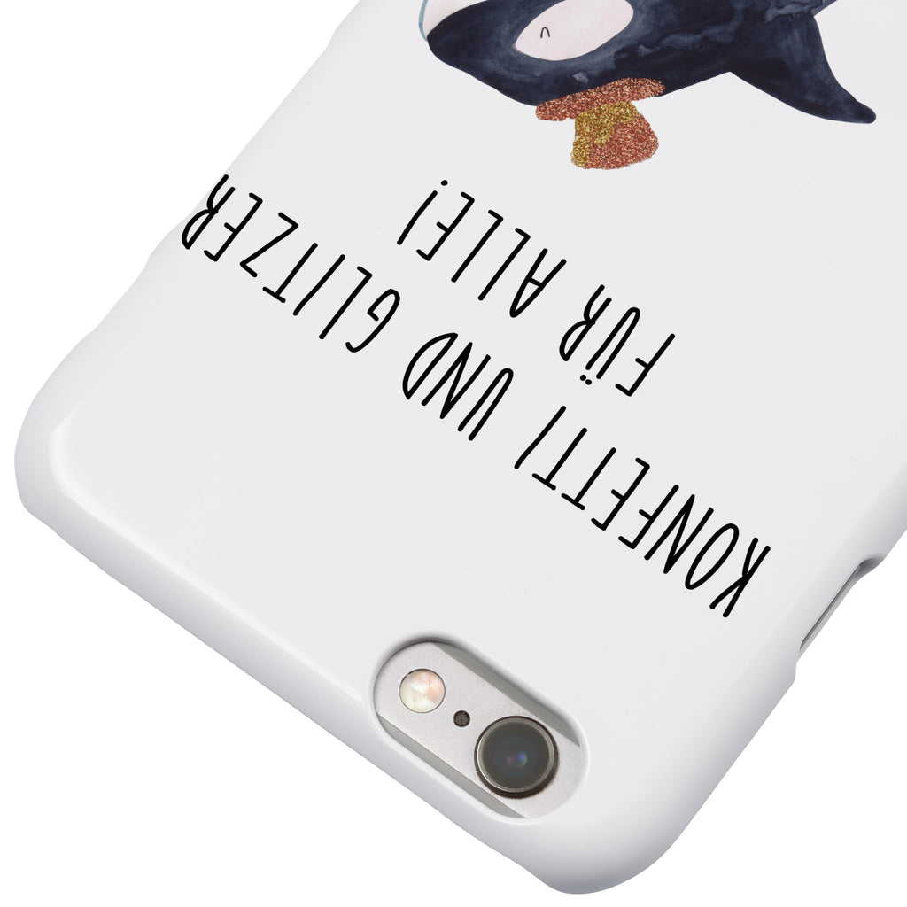 Iphone 6 / 6S Handyhülle Orca Zylinder Handyhülle, Handycover, Cover, Handy, Hülle, Iphone 6, Iphone 6s, Meerestiere, Meer, Urlaub, Narwal, Glitter, Konfetti, Glitzer, Geburtstag, Feier, Fete, Fest, Glückwunsch, Orca