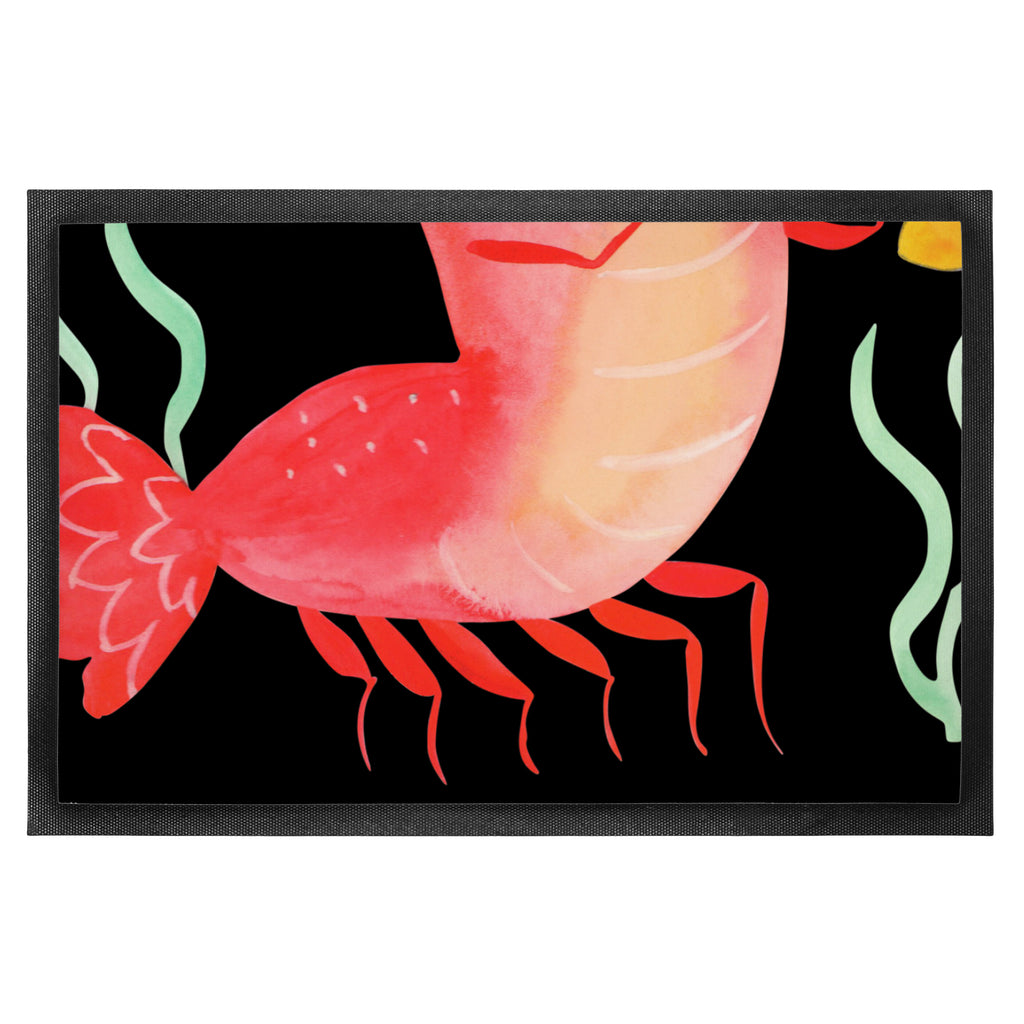 Fußmatte Hummer mit Weizen Garnele, Garnelen, Bier, Kochen, Männerhaushalt, Junggeselle, Junggesellin, Bierliebhaber, Kneipe, Gasthaus, Wirtschaft Türvorleger, Schmutzmatte, Fußabtreter, Matte, Schmutzfänger, Fußabstreifer, Schmutzfangmatte, Türmatte, Motivfußmatte,  Haustürmatte, Vorleger  Meerestiere, Meer, Urlaub