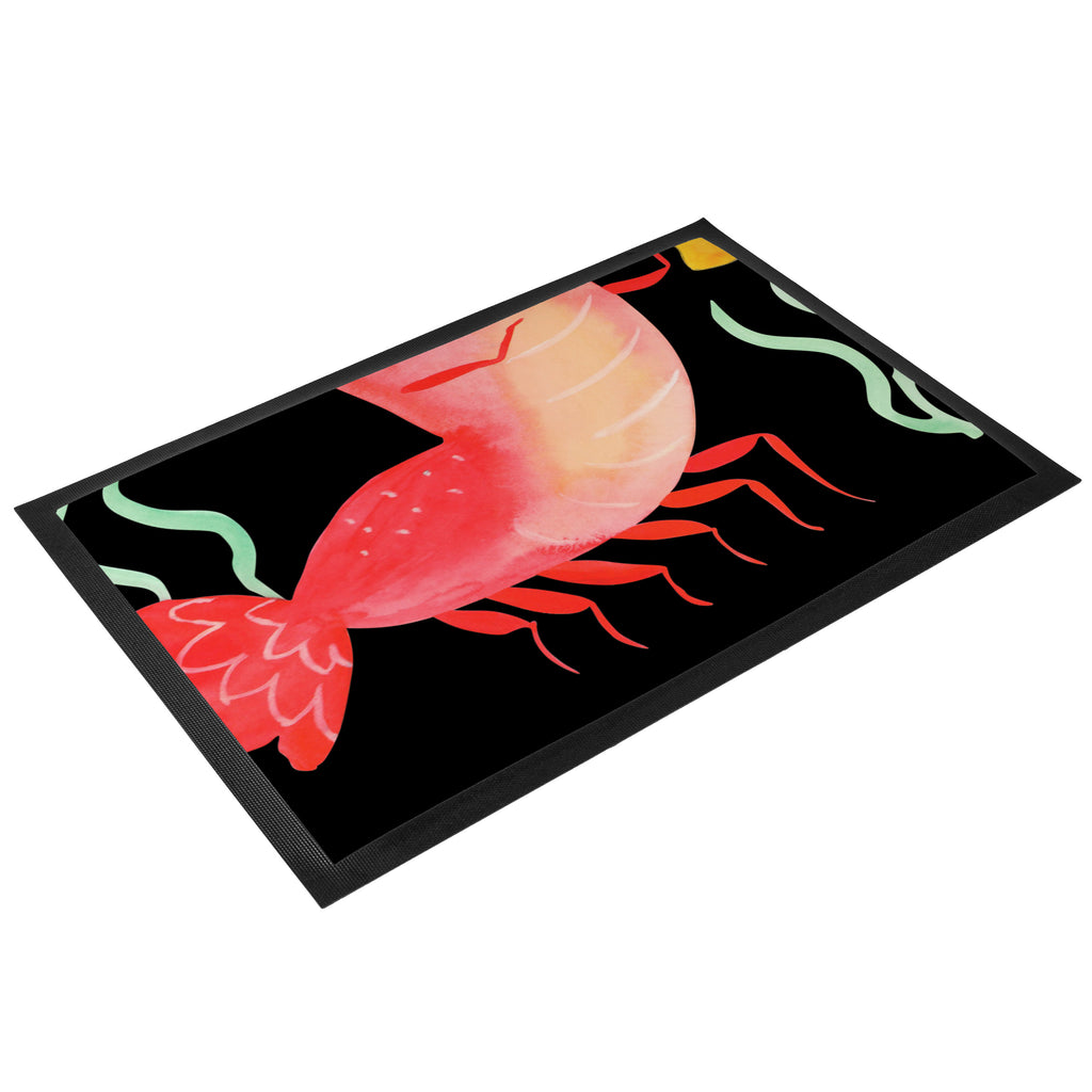 Fußmatte Hummer mit Weizen Garnele, Garnelen, Bier, Kochen, Männerhaushalt, Junggeselle, Junggesellin, Bierliebhaber, Kneipe, Gasthaus, Wirtschaft Türvorleger, Schmutzmatte, Fußabtreter, Matte, Schmutzfänger, Fußabstreifer, Schmutzfangmatte, Türmatte, Motivfußmatte,  Haustürmatte, Vorleger  Meerestiere, Meer, Urlaub