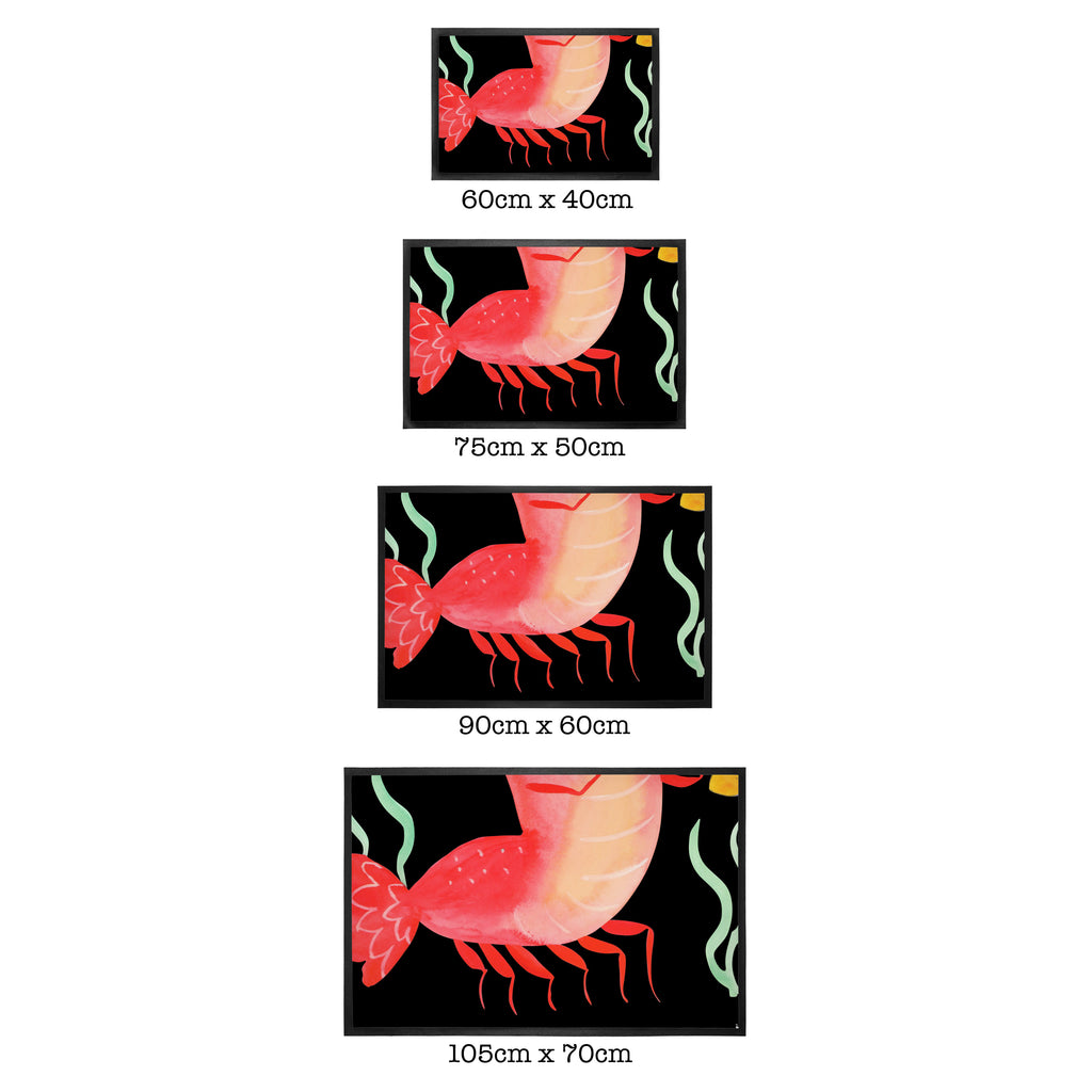 Fußmatte Hummer mit Weizen Garnele, Garnelen, Bier, Kochen, Männerhaushalt, Junggeselle, Junggesellin, Bierliebhaber, Kneipe, Gasthaus, Wirtschaft Türvorleger, Schmutzmatte, Fußabtreter, Matte, Schmutzfänger, Fußabstreifer, Schmutzfangmatte, Türmatte, Motivfußmatte,  Haustürmatte, Vorleger  Meerestiere, Meer, Urlaub