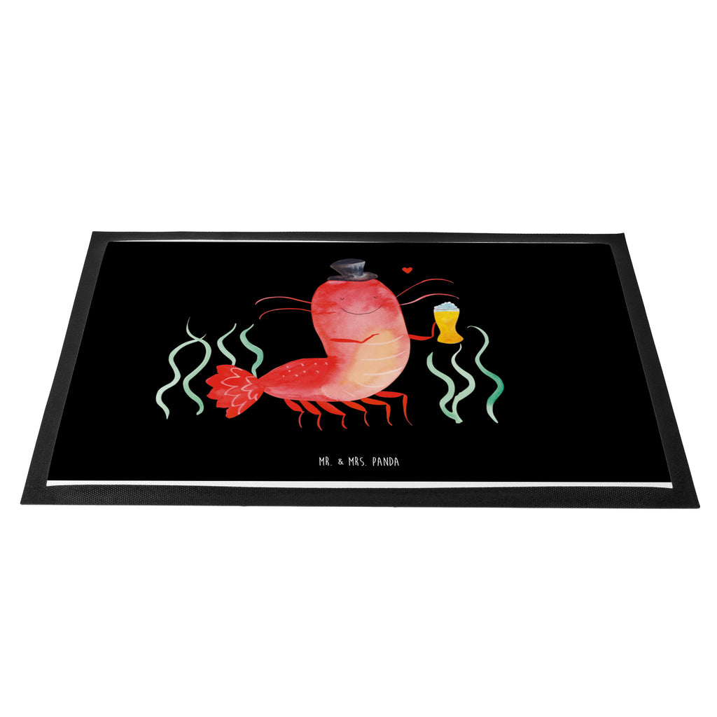Fußmatte Hummer mit Weizen Garnele, Garnelen, Bier, Kochen, Männerhaushalt, Junggeselle, Junggesellin, Bierliebhaber, Kneipe, Gasthaus, Wirtschaft Türvorleger, Schmutzmatte, Fußabtreter, Matte, Schmutzfänger, Fußabstreifer, Schmutzfangmatte, Türmatte, Motivfußmatte,  Haustürmatte, Vorleger  Meerestiere, Meer, Urlaub
