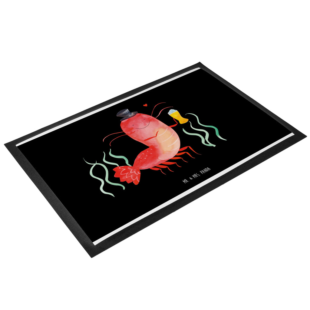 Fußmatte Hummer mit Weizen Garnele, Garnelen, Bier, Kochen, Männerhaushalt, Junggeselle, Junggesellin, Bierliebhaber, Kneipe, Gasthaus, Wirtschaft Türvorleger, Schmutzmatte, Fußabtreter, Matte, Schmutzfänger, Fußabstreifer, Schmutzfangmatte, Türmatte, Motivfußmatte,  Haustürmatte, Vorleger  Meerestiere, Meer, Urlaub