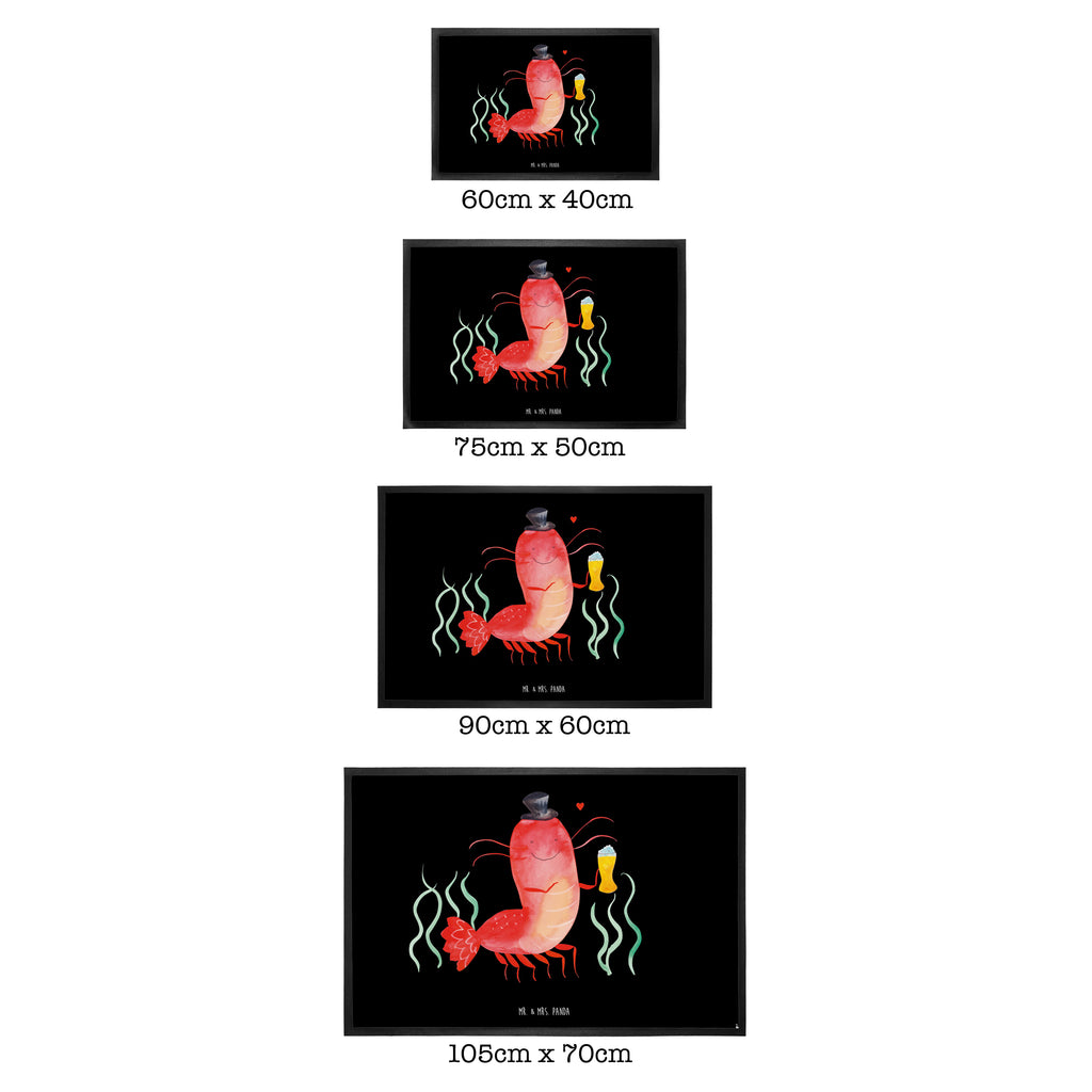 Fußmatte Hummer mit Weizen Garnele, Garnelen, Bier, Kochen, Männerhaushalt, Junggeselle, Junggesellin, Bierliebhaber, Kneipe, Gasthaus, Wirtschaft Türvorleger, Schmutzmatte, Fußabtreter, Matte, Schmutzfänger, Fußabstreifer, Schmutzfangmatte, Türmatte, Motivfußmatte,  Haustürmatte, Vorleger  Meerestiere, Meer, Urlaub