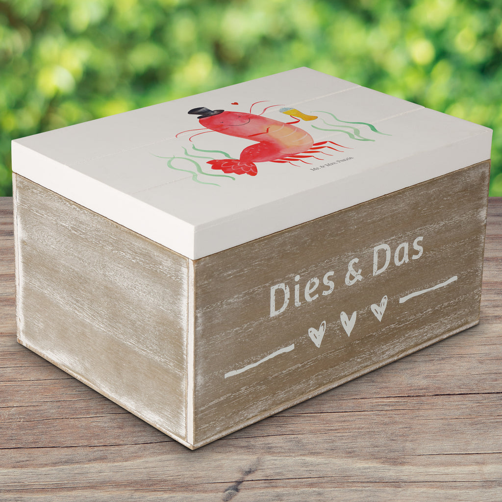 Holzkiste Hummer mit Weizen Holzkiste, Kiste, Schatzkiste, Truhe, Schatulle, XXL, Erinnerungsbox, Erinnerungskiste, Dekokiste, Aufbewahrungsbox, Meerestiere, Meer, Urlaub, Garnele, Garnelen, Bier, Kochen, Männerhaushalt, Junggeselle, Junggesellin, Bierliebhaber, Kneipe, Gasthaus, Wirtschaft