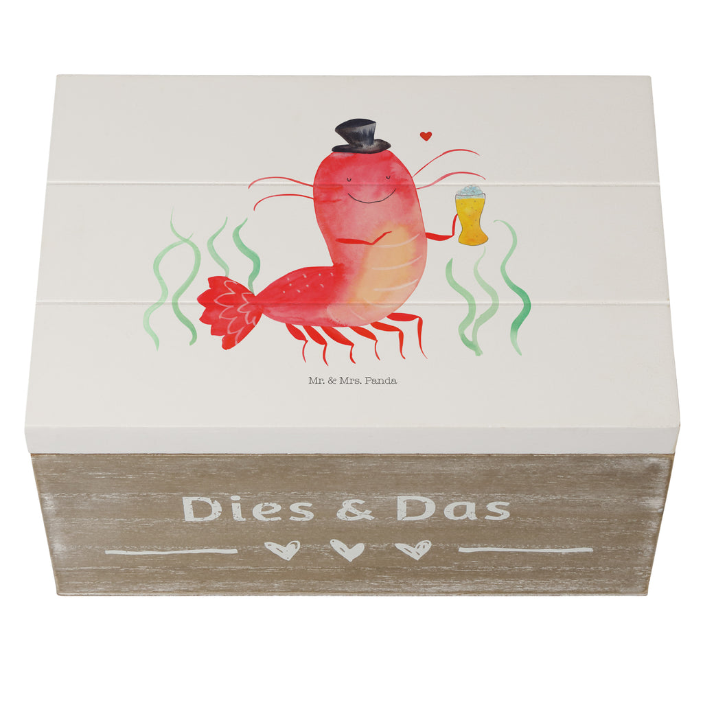 Holzkiste Hummer mit Weizen Holzkiste, Kiste, Schatzkiste, Truhe, Schatulle, XXL, Erinnerungsbox, Erinnerungskiste, Dekokiste, Aufbewahrungsbox, Meerestiere, Meer, Urlaub, Garnele, Garnelen, Bier, Kochen, Männerhaushalt, Junggeselle, Junggesellin, Bierliebhaber, Kneipe, Gasthaus, Wirtschaft