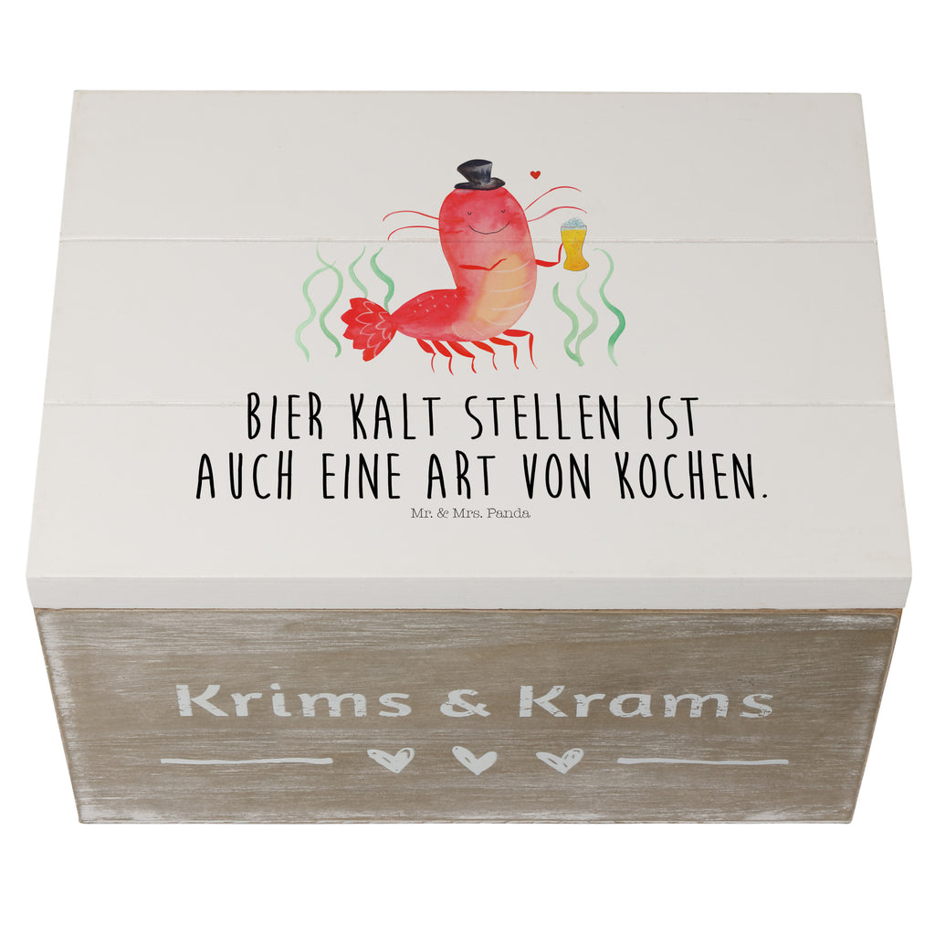 Holzkiste Hummer mit Weizen Holzkiste, Kiste, Schatzkiste, Truhe, Schatulle, XXL, Erinnerungsbox, Erinnerungskiste, Dekokiste, Aufbewahrungsbox, Meerestiere, Meer, Urlaub, Garnele, Garnelen, Bier, Kochen, Männerhaushalt, Junggeselle, Junggesellin, Bierliebhaber, Kneipe, Gasthaus, Wirtschaft
