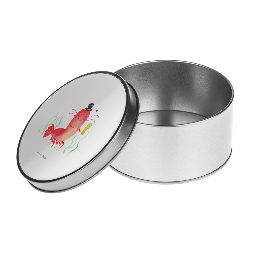Blechdose rund Hummer mit Weizen Metalldose, Keksdose, Dose, Vorratsdose, Geschenkbox, Meerestiere, Meer, Urlaub, Garnele, Garnelen, Bier, Kochen, Männerhaushalt, Junggeselle, Junggesellin, Bierliebhaber, Kneipe, Gasthaus, Wirtschaft