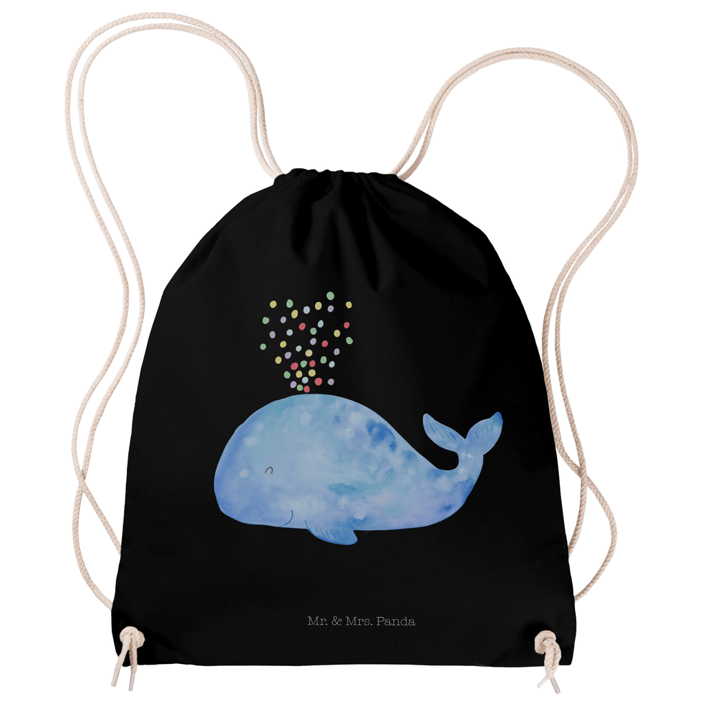Sportbeutel Wal Konfetti Turnbeutel, Beutel, Sporttasche, Tasche, Stoffbeutel, Meerestiere, Meer, Urlaub, Wal, Konfetti, Wale, Motivation, Neuanfang, Trennung, Diät, Abnehmen, Neustart, Lebensabschnitt, Geburtstag