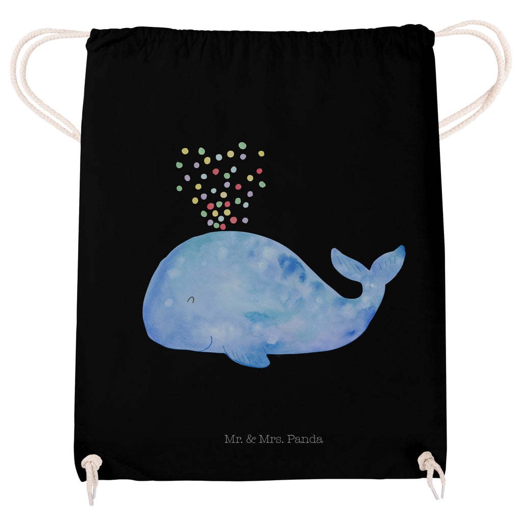 Sportbeutel Wal Konfetti Turnbeutel, Beutel, Sporttasche, Tasche, Stoffbeutel, Meerestiere, Meer, Urlaub, Wal, Konfetti, Wale, Motivation, Neuanfang, Trennung, Diät, Abnehmen, Neustart, Lebensabschnitt, Geburtstag