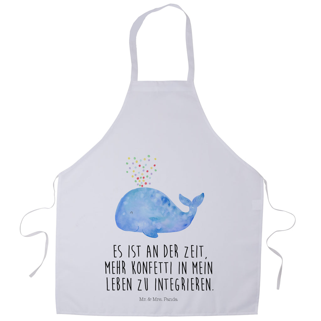 Kochschürze Wal Konfetti Schürze, Backschürze, Küchenschürze, Grillschürze, Latzschürze, Meerestiere, Meer, Urlaub, Wal, Konfetti, Wale, Motivation, Neuanfang, Trennung, Diät, Abnehmen, Neustart, Lebensabschnitt, Geburtstag