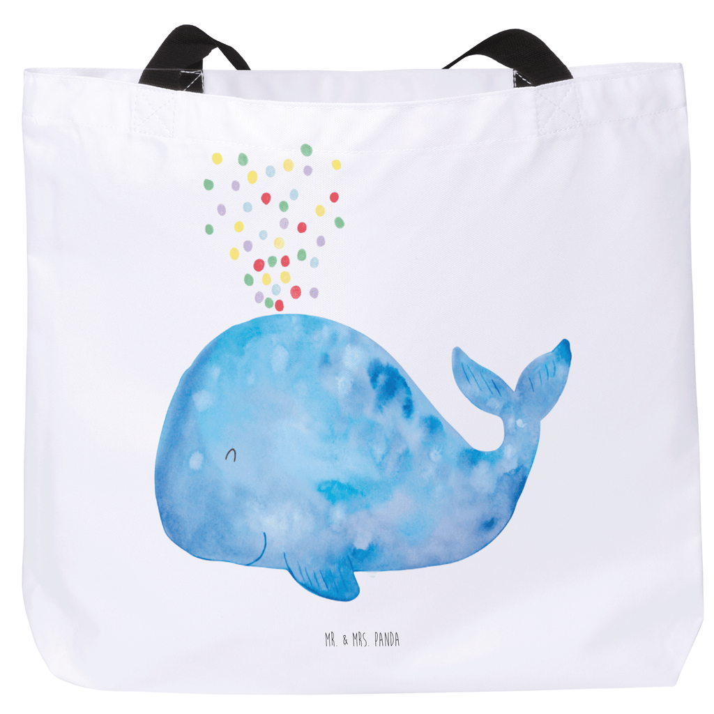 Shopper Wal Konfetti Beutel, Einkaufstasche, Tasche, Strandtasche, Einkaufsbeutel, Shopper, Schultasche, Freizeittasche, Tragebeutel, Schulbeutel, Alltagstasche, Meerestiere, Meer, Urlaub, Wal, Konfetti, Wale, Motivation, Neuanfang, Trennung, Diät, Abnehmen, Neustart, Lebensabschnitt, Geburtstag