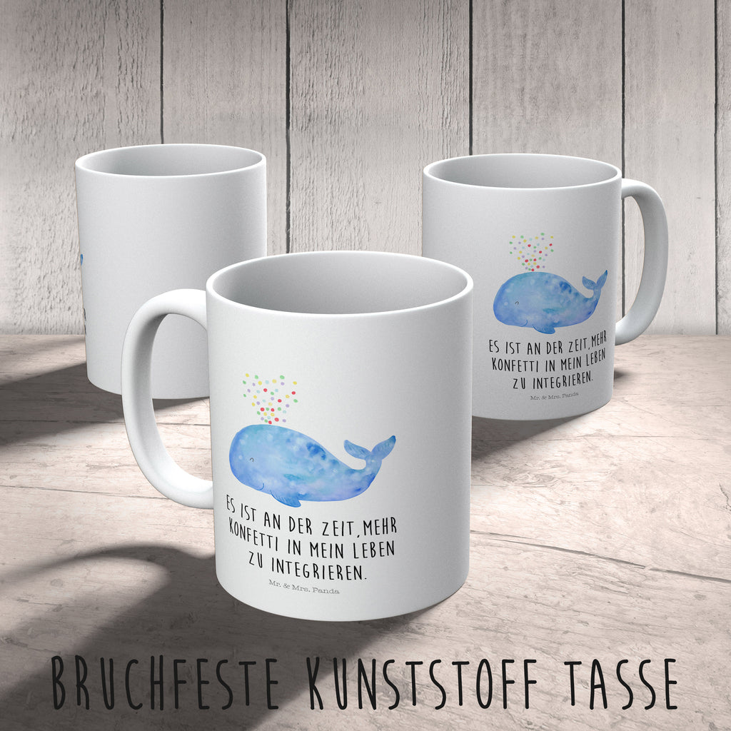 Kindertasse Wal Konfetti Kunststoff Tasse, Kindergarten, Tasse, Trinkbecher, Camping Becher, Kaffeetasse, Kunststoffbecher, Kindergartenbecher, Outdoorgeschirr, Kunststoffgeschirr, Reisebecher, Reisetasse, Kinderbecher, Meerestiere, Meer, Urlaub, Wal, Konfetti, Wale, Motivation, Neuanfang, Trennung, Diät, Abnehmen, Neustart, Lebensabschnitt, Geburtstag