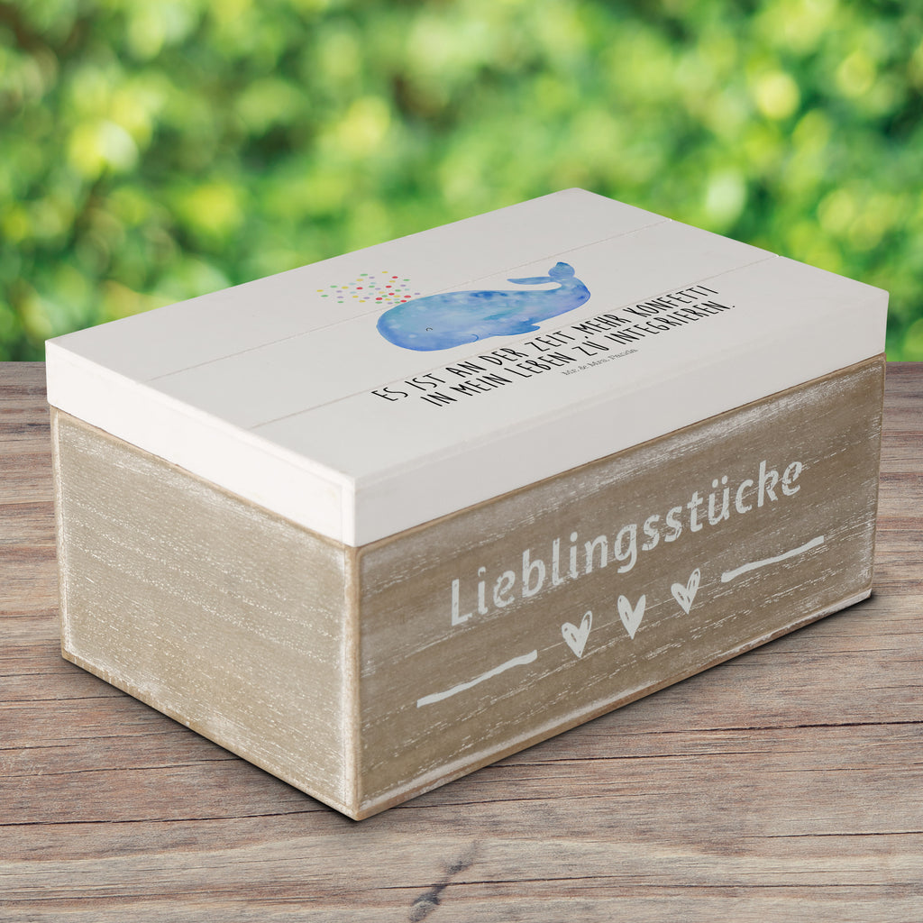 Holzkiste Wal Konfetti Holzkiste, Kiste, Schatzkiste, Truhe, Schatulle, XXL, Erinnerungsbox, Erinnerungskiste, Dekokiste, Aufbewahrungsbox, Meerestiere, Meer, Urlaub, Wal, Konfetti, Wale, Motivation, Neuanfang, Trennung, Diät, Abnehmen, Neustart, Lebensabschnitt, Geburtstag
