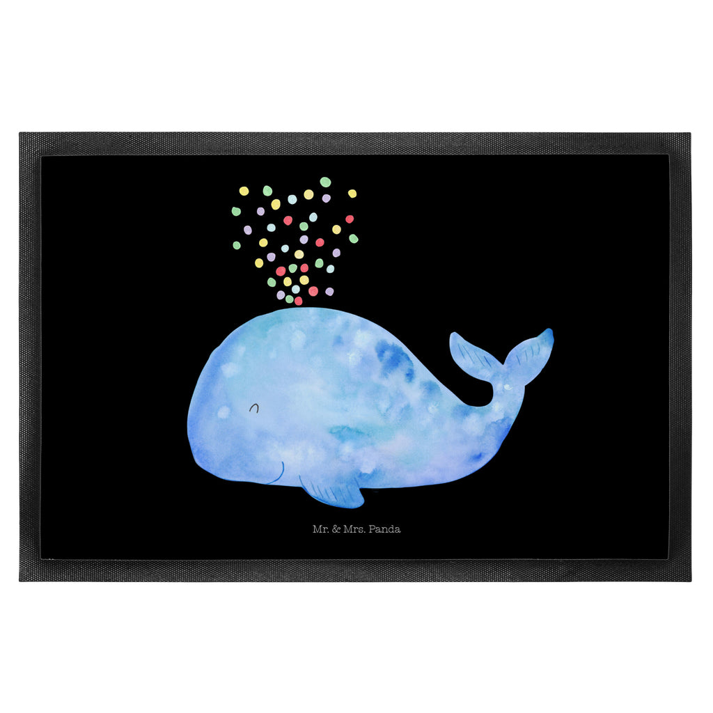 Fußmatte Wal Konfetti Wal, Konfetti, Wale, Motivation, Neuanfang, Trennung, Diät, Abnehmen, Neustart, Lebensabschnitt, Geburtstag,  Türvorleger, Schmutzmatte, Fußabtreter, Matte, Schmutzfänger, Fußabstreifer, Schmutzfangmatte, Türmatte, Motivfußmatte,  Haustürmatte, Vorleger  Meerestiere, Meer, Urlaub