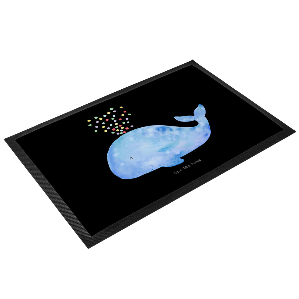 Fußmatte Wal Konfetti Wal, Konfetti, Wale, Motivation, Neuanfang, Trennung, Diät, Abnehmen, Neustart, Lebensabschnitt, Geburtstag,  Türvorleger, Schmutzmatte, Fußabtreter, Matte, Schmutzfänger, Fußabstreifer, Schmutzfangmatte, Türmatte, Motivfußmatte,  Haustürmatte, Vorleger  Meerestiere, Meer, Urlaub