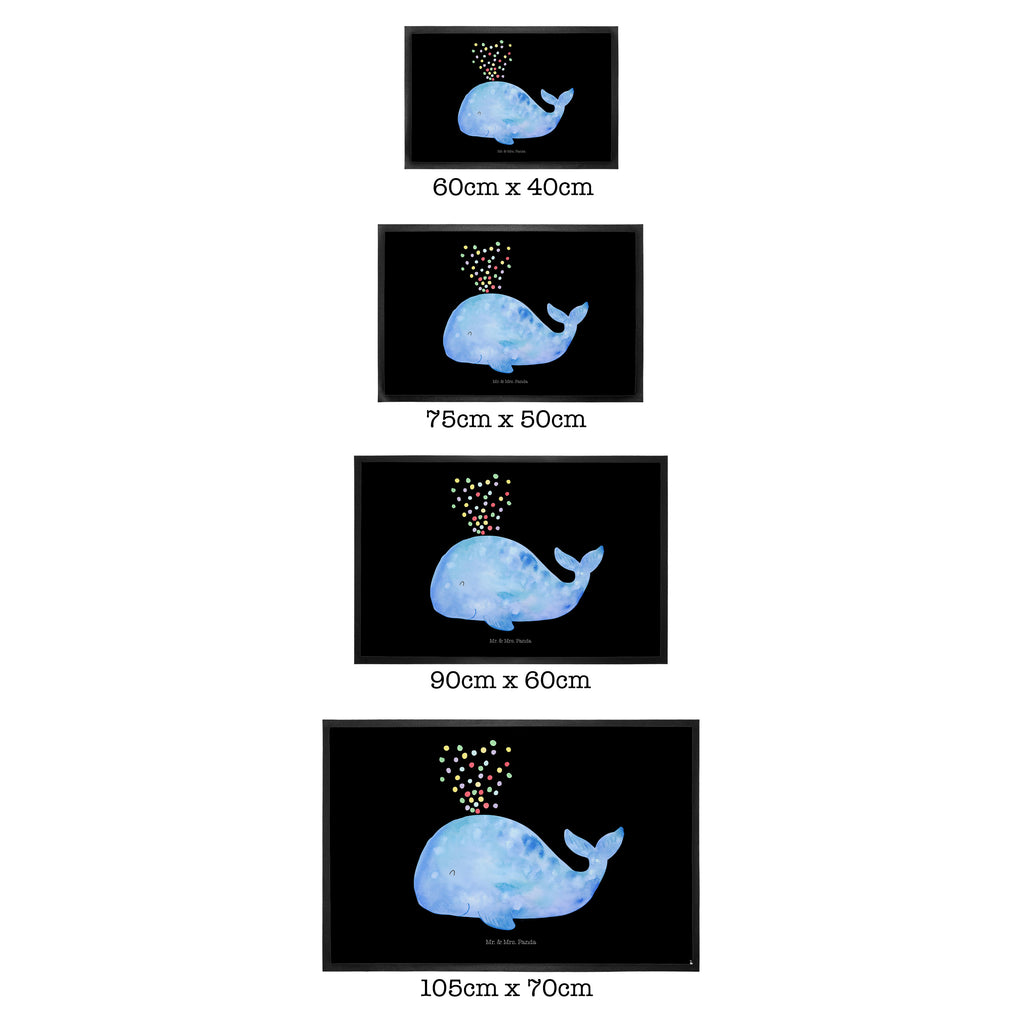 Fußmatte Wal Konfetti Wal, Konfetti, Wale, Motivation, Neuanfang, Trennung, Diät, Abnehmen, Neustart, Lebensabschnitt, Geburtstag,  Türvorleger, Schmutzmatte, Fußabtreter, Matte, Schmutzfänger, Fußabstreifer, Schmutzfangmatte, Türmatte, Motivfußmatte,  Haustürmatte, Vorleger  Meerestiere, Meer, Urlaub