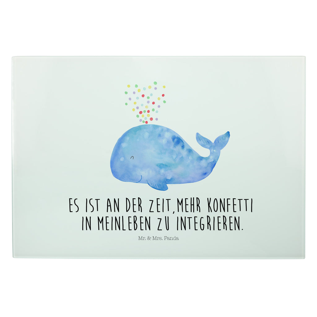 XL Glas Schneidbrett Wal Konfetti Glasschneidebrett, Schneidebrett, Frühstücksbrett, Küche, Meerestiere, Meer, Urlaub, Wal, Konfetti, Wale, Motivation, Neuanfang, Trennung, Diät, Abnehmen, Neustart, Lebensabschnitt, Geburtstag