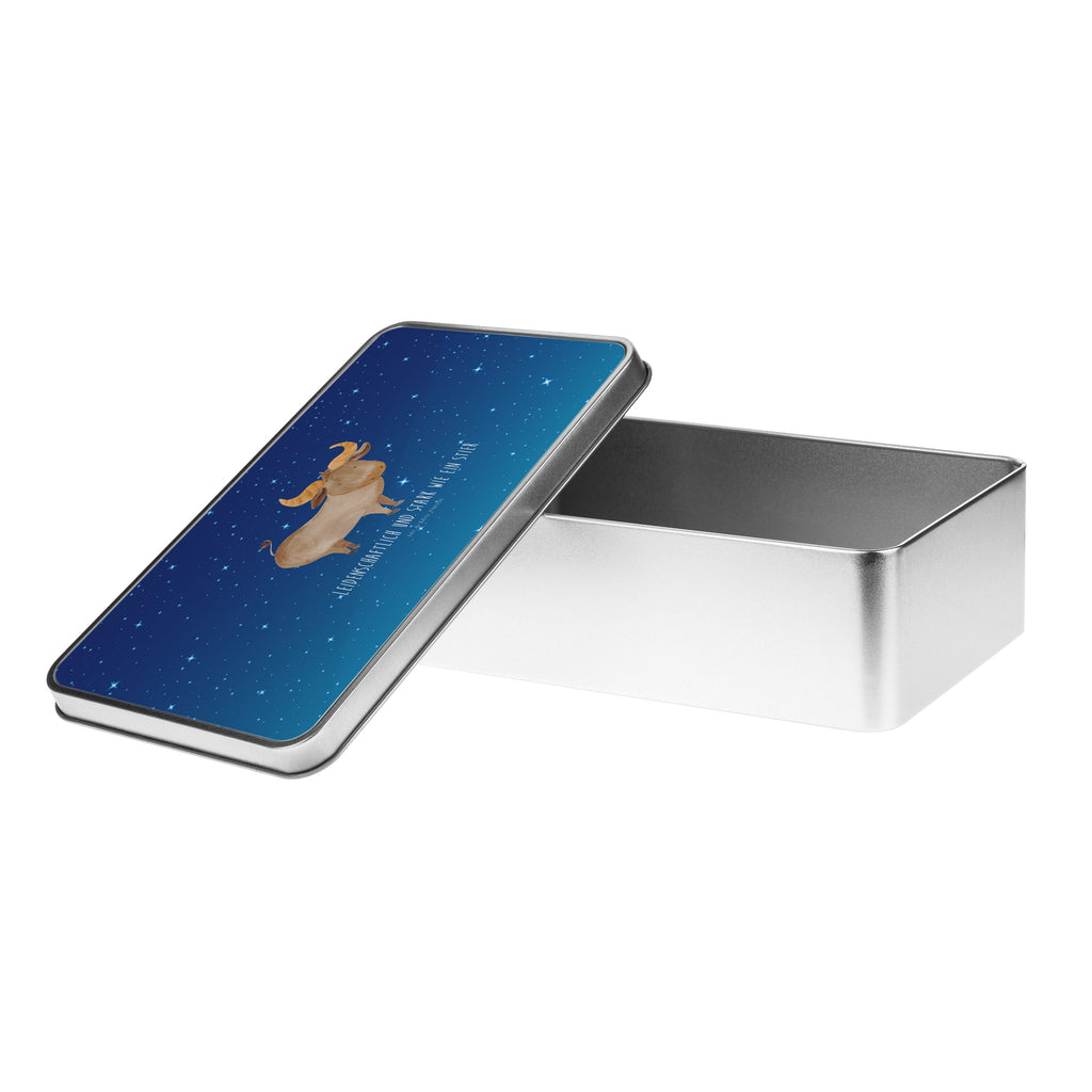 Metalldose rechteckig Sternzeichen Stier Blechdose, Metalldose, Blechbox, Container, Keksdose, Vorratsdose, Vorratsbox, Döschen, Versperbox, Vesperdose, Aufbewahrungsdose, Aufbewahrungsbox, Aluminiumdose, Dose, Tierkreiszeichen, Sternzeichen, Horoskop, Astrologie, Aszendent, Stier, Stier Geschenk, Stier Sternzeichen, Geschenk Mai, Geschenk April, Geburtstag Mai, Geburtstag April, Rind, Ochse