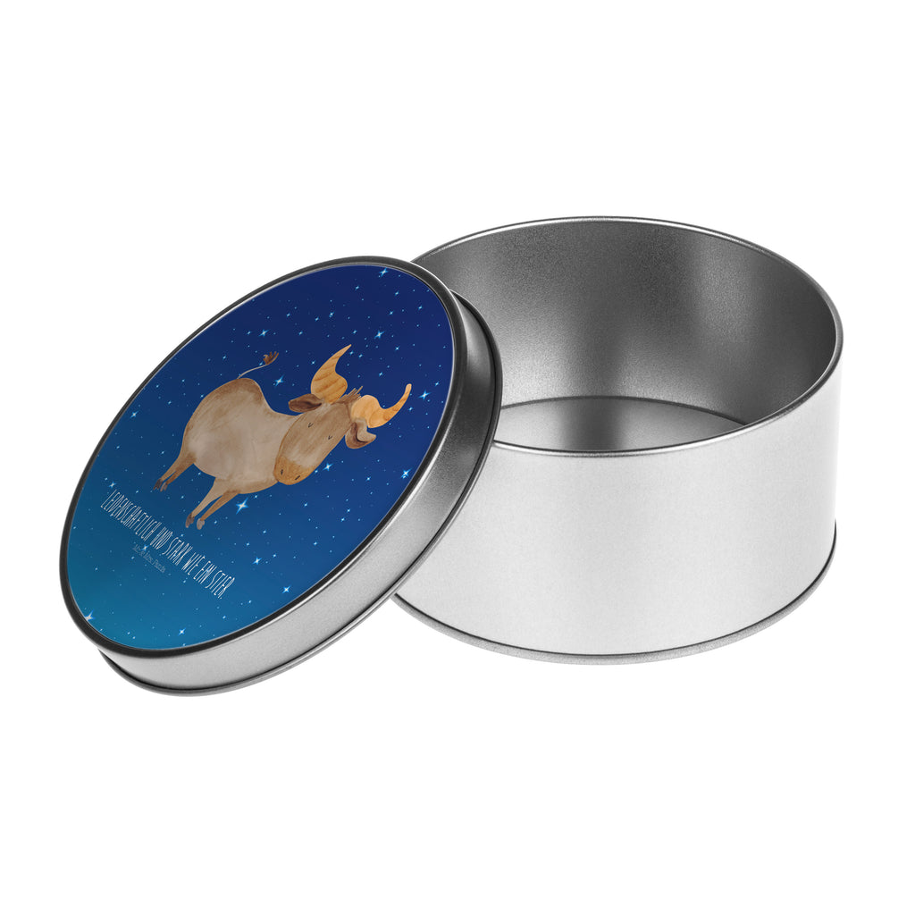 Blechdose rund Sternzeichen Stier Metalldose, Keksdose, Dose, Vorratsdose, Geschenkbox, Tierkreiszeichen, Sternzeichen, Horoskop, Astrologie, Aszendent, Stier, Stier Geschenk, Stier Sternzeichen, Geschenk Mai, Geschenk April, Geburtstag Mai, Geburtstag April, Rind, Ochse