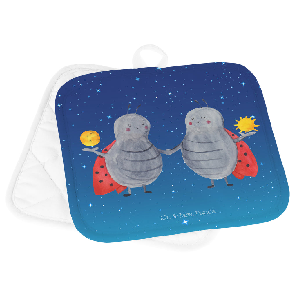 2er Set Topflappen  Sternzeichen Zwilling Topflappen, Topfuntersetzer, Ofenhandschuh, Topflappen Set, Topflappen lustig, Topflappen mit Spruch, Tierkreiszeichen, Sternzeichen, Horoskop, Astrologie, Aszendent, Zwillinge, Zwilling Geschenk, Zwilling Sternzeichen, Geburtstag Mai, Geschenk Mai, Geschenk Juni, Marienkäfer, Glückskäfer, Zwillingsbruder, Zwillingsschwester