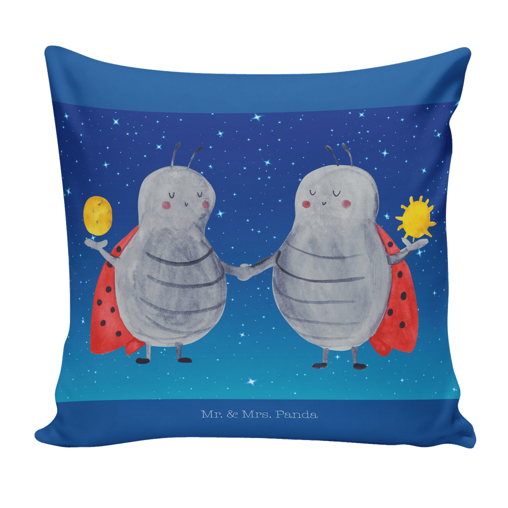 40x40 Kissen Sternzeichen Zwilling Kissenhülle, Kopfkissen, Sofakissen, Dekokissen, Motivkissen, Tierkreiszeichen, Sternzeichen, Horoskop, Astrologie, Aszendent, Zwillinge, Zwilling Geschenk, Zwilling Sternzeichen, Geburtstag Mai, Geschenk Mai, Geschenk Juni, Marienkäfer, Glückskäfer, Zwillingsbruder, Zwillingsschwester