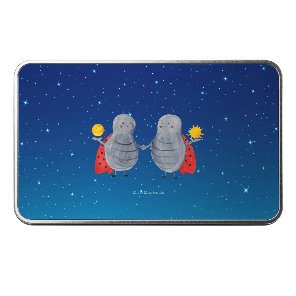 Metalldose rechteckig Sternzeichen Zwilling Blechdose, Metalldose, Blechbox, Container, Keksdose, Vorratsdose, Vorratsbox, Döschen, Versperbox, Vesperdose, Aufbewahrungsdose, Aufbewahrungsbox, Aluminiumdose, Dose, Tierkreiszeichen, Sternzeichen, Horoskop, Astrologie, Aszendent, Zwillinge, Zwilling Geschenk, Zwilling Sternzeichen, Geburtstag Mai, Geschenk Mai, Geschenk Juni, Marienkäfer, Glückskäfer, Zwillingsbruder, Zwillingsschwester