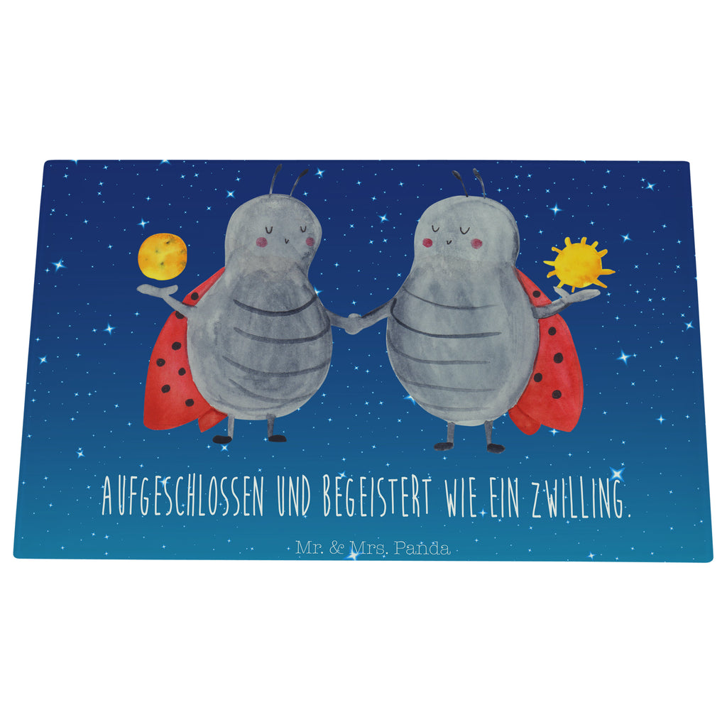 Medium Glas Schneidbrett Sternzeichen Zwilling Glasschneidebrett, Schneidebrett, Tierkreiszeichen, Sternzeichen, Horoskop, Astrologie, Aszendent, Zwillinge, Zwilling Geschenk, Zwilling Sternzeichen, Geburtstag Mai, Geschenk Mai, Geschenk Juni, Marienkäfer, Glückskäfer, Zwillingsbruder, Zwillingsschwester