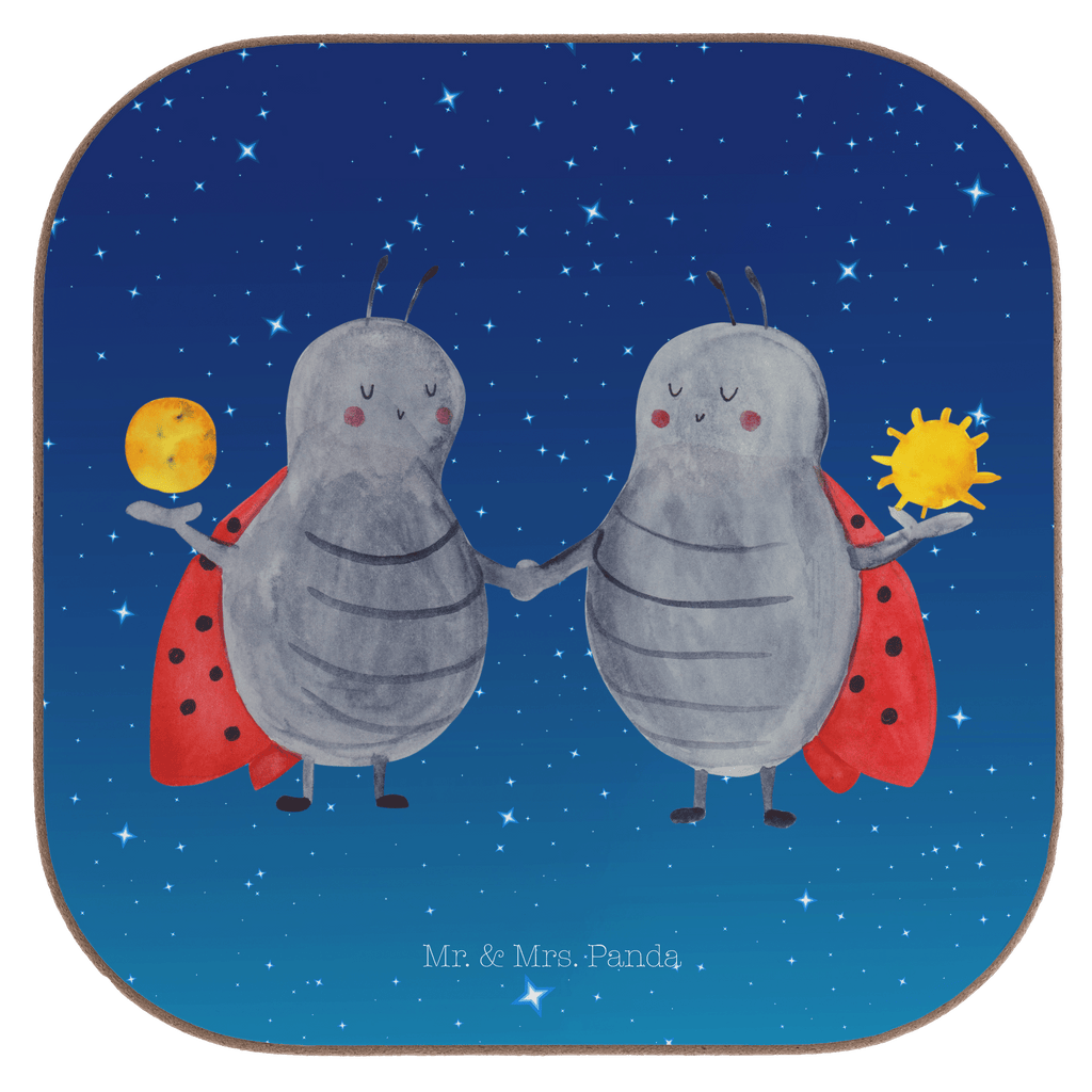 Quadratische Untersetzer Sternzeichen Zwilling Bierdeckel, Glasuntersetzer, Untersetzer Gläser, Getränkeuntersetzer, Tierkreiszeichen, Sternzeichen, Horoskop, Astrologie, Aszendent, Zwillinge, Zwilling Geschenk, Zwilling Sternzeichen, Geburtstag Mai, Geschenk Mai, Geschenk Juni, Marienkäfer, Glückskäfer, Zwillingsbruder, Zwillingsschwester