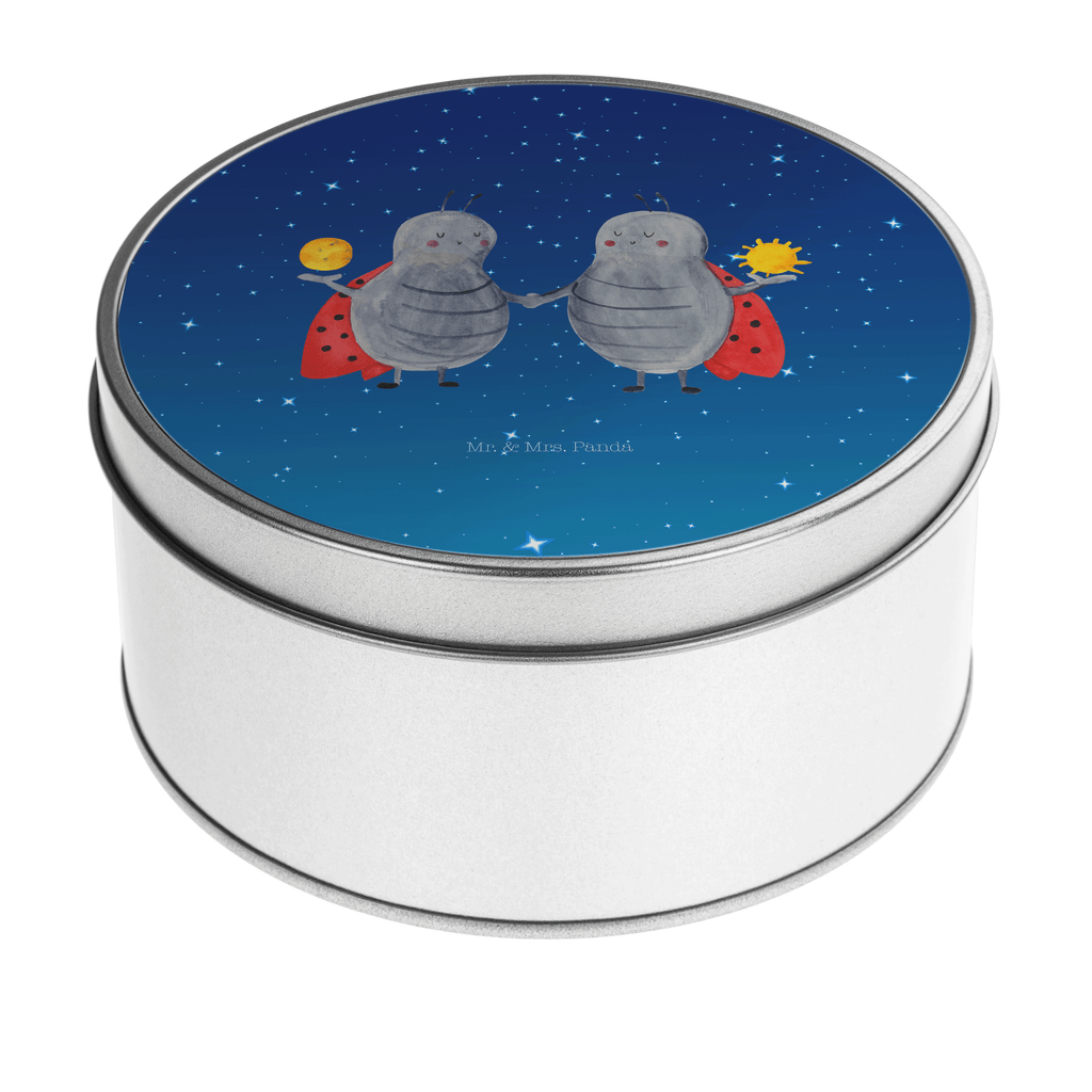 Blechdose rund Sternzeichen Zwilling Metalldose, Keksdose, Dose, Vorratsdose, Geschenkbox, Tierkreiszeichen, Sternzeichen, Horoskop, Astrologie, Aszendent, Zwillinge, Zwilling Geschenk, Zwilling Sternzeichen, Geburtstag Mai, Geschenk Mai, Geschenk Juni, Marienkäfer, Glückskäfer, Zwillingsbruder, Zwillingsschwester