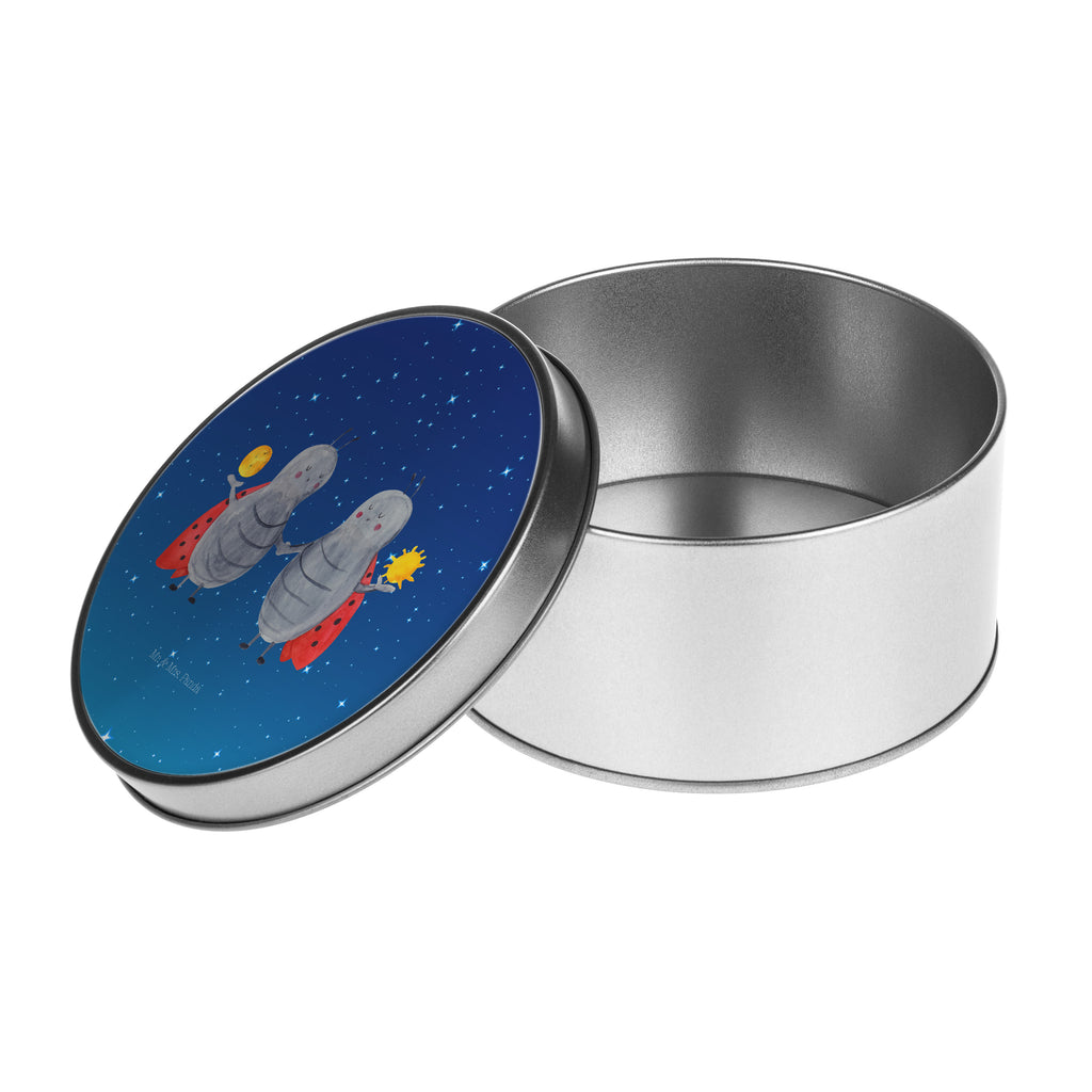 Blechdose rund Sternzeichen Zwilling Metalldose, Keksdose, Dose, Vorratsdose, Geschenkbox, Tierkreiszeichen, Sternzeichen, Horoskop, Astrologie, Aszendent, Zwillinge, Zwilling Geschenk, Zwilling Sternzeichen, Geburtstag Mai, Geschenk Mai, Geschenk Juni, Marienkäfer, Glückskäfer, Zwillingsbruder, Zwillingsschwester