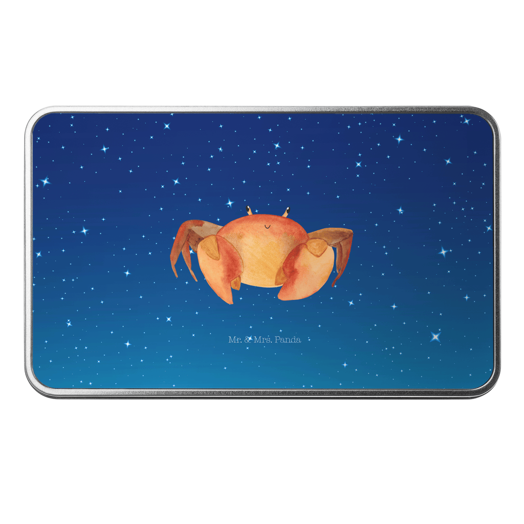 Metalldose rechteckig Sternzeichen Krebs Blechdose, Metalldose, Blechbox, Container, Keksdose, Vorratsdose, Vorratsbox, Döschen, Versperbox, Vesperdose, Aufbewahrungsdose, Aufbewahrungsbox, Aluminiumdose, Dose, Tierkreiszeichen, Sternzeichen, Horoskop, Astrologie, Aszendent, Krebse, Krebs Geschenk, Krebs Sternzeichen, Geschenk Juni, Geschenk Juli, Geburtstag Juni, Geburtstag Juli, Krabbe, Meerestier, Geschenk Meer