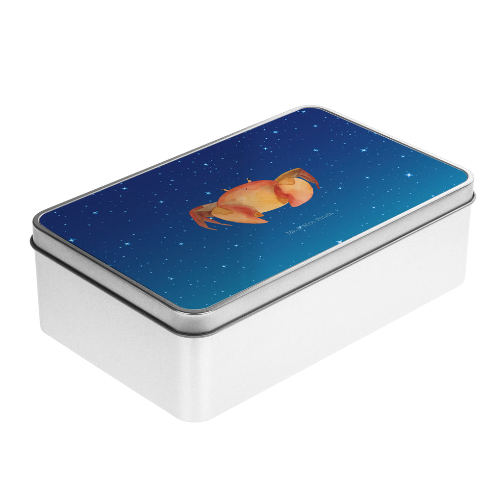 Metalldose rechteckig Sternzeichen Krebs Blechdose, Metalldose, Blechbox, Container, Keksdose, Vorratsdose, Vorratsbox, Döschen, Versperbox, Vesperdose, Aufbewahrungsdose, Aufbewahrungsbox, Aluminiumdose, Dose, Tierkreiszeichen, Sternzeichen, Horoskop, Astrologie, Aszendent, Krebse, Krebs Geschenk, Krebs Sternzeichen, Geschenk Juni, Geschenk Juli, Geburtstag Juni, Geburtstag Juli, Krabbe, Meerestier, Geschenk Meer