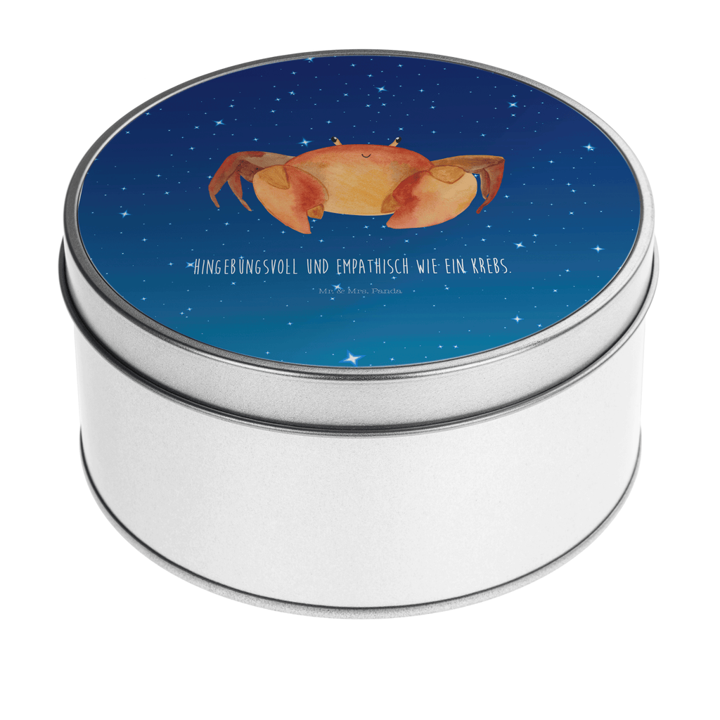 Blechdose rund Sternzeichen Krebs Metalldose, Keksdose, Dose, Vorratsdose, Geschenkbox, Tierkreiszeichen, Sternzeichen, Horoskop, Astrologie, Aszendent, Krebse, Krebs Geschenk, Krebs Sternzeichen, Geschenk Juni, Geschenk Juli, Geburtstag Juni, Geburtstag Juli, Krabbe, Meerestier, Geschenk Meer