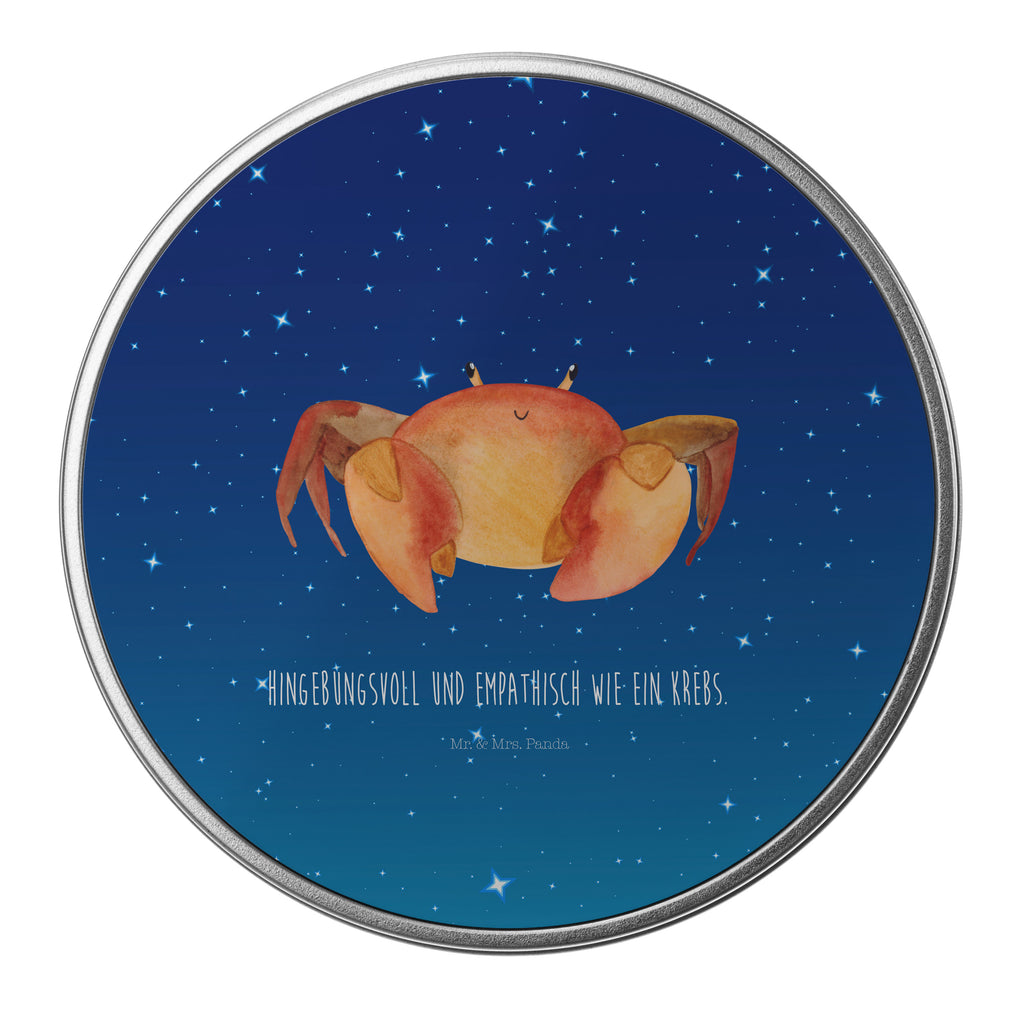 Blechdose rund Sternzeichen Krebs Metalldose, Keksdose, Dose, Vorratsdose, Geschenkbox, Tierkreiszeichen, Sternzeichen, Horoskop, Astrologie, Aszendent, Krebse, Krebs Geschenk, Krebs Sternzeichen, Geschenk Juni, Geschenk Juli, Geburtstag Juni, Geburtstag Juli, Krabbe, Meerestier, Geschenk Meer