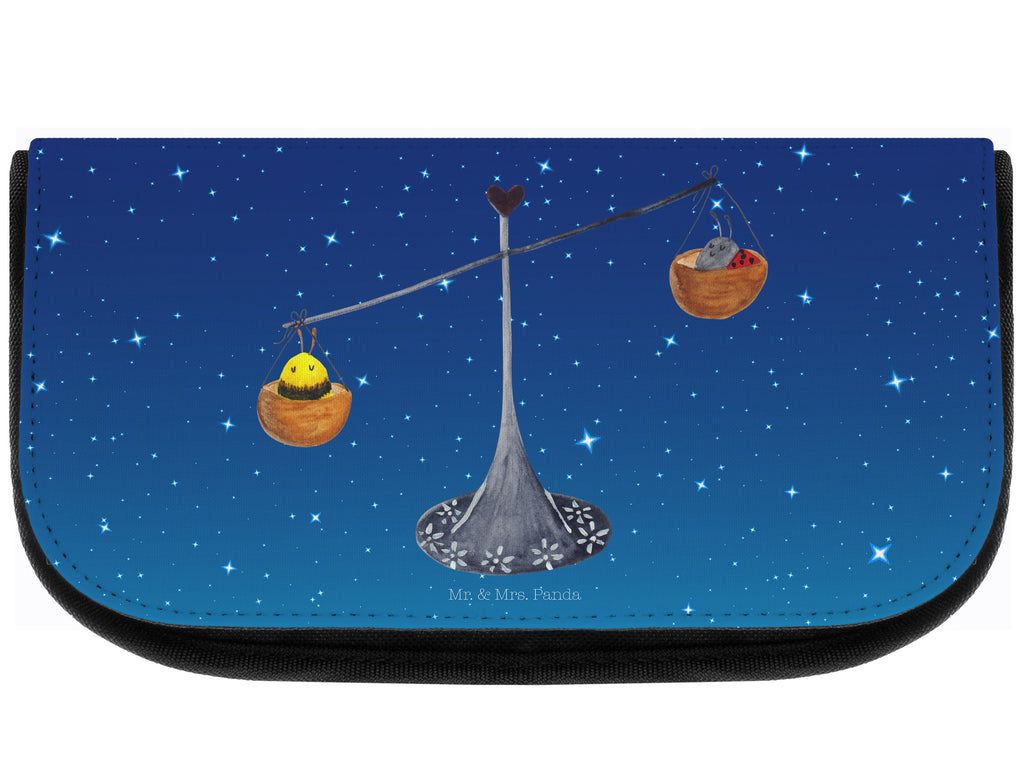 Kosmetiktasche Sternzeichen Waage Kosmetikbeutel, Kulturtasche, Kulturbeutel, Schminktasche, Make-Up Tasche, Tierkreiszeichen, Sternzeichen, Horoskop, Astrologie, Aszendent, Waage, Waage Geschenk, Waage Sternzeichen, Geschenk Oktober, Geschenk September, Geburtstag Oktober, Geburtstag September, Gleichgewicht, Marienkäfer, Hummel, Biene