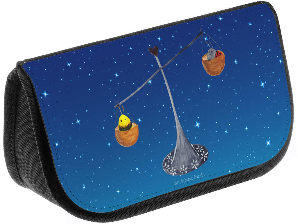 Kosmetiktasche Sternzeichen Waage Kosmetikbeutel, Kulturtasche, Kulturbeutel, Schminktasche, Make-Up Tasche, Tierkreiszeichen, Sternzeichen, Horoskop, Astrologie, Aszendent, Waage, Waage Geschenk, Waage Sternzeichen, Geschenk Oktober, Geschenk September, Geburtstag Oktober, Geburtstag September, Gleichgewicht, Marienkäfer, Hummel, Biene