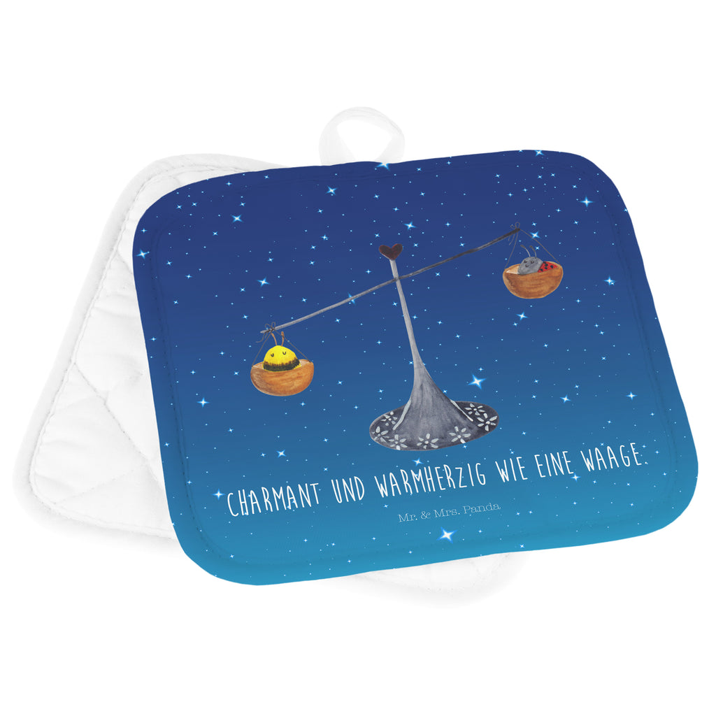 2er Set Topflappen  Sternzeichen Waage Topflappen, Topfuntersetzer, Ofenhandschuh, Topflappen Set, Topflappen lustig, Topflappen mit Spruch, Tierkreiszeichen, Sternzeichen, Horoskop, Astrologie, Aszendent, Waage, Waage Geschenk, Waage Sternzeichen, Geschenk Oktober, Geschenk September, Geburtstag Oktober, Geburtstag September, Gleichgewicht, Marienkäfer, Hummel, Biene