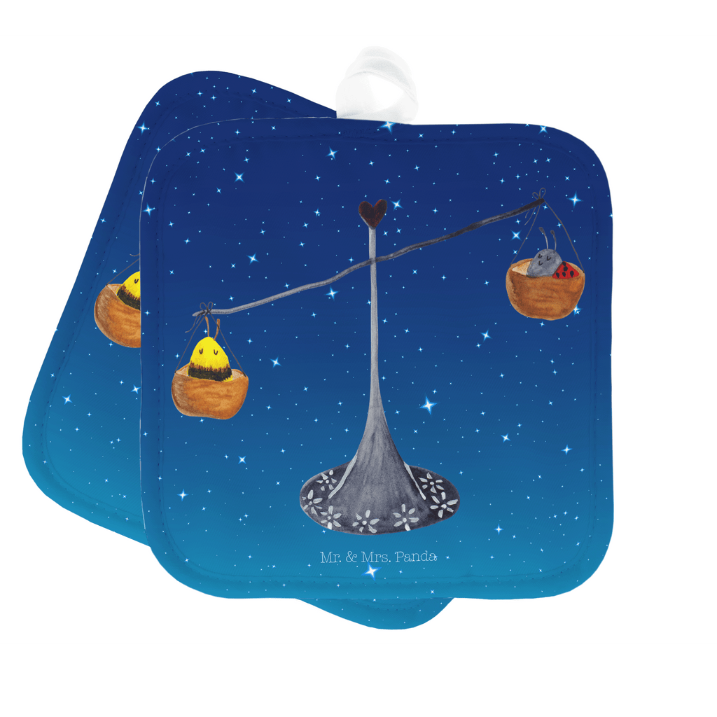 2er Set Topflappen  Sternzeichen Waage Topflappen, Topfuntersetzer, Ofenhandschuh, Topflappen Set, Topflappen lustig, Topflappen mit Spruch, Tierkreiszeichen, Sternzeichen, Horoskop, Astrologie, Aszendent, Waage, Waage Geschenk, Waage Sternzeichen, Geschenk Oktober, Geschenk September, Geburtstag Oktober, Geburtstag September, Gleichgewicht, Marienkäfer, Hummel, Biene