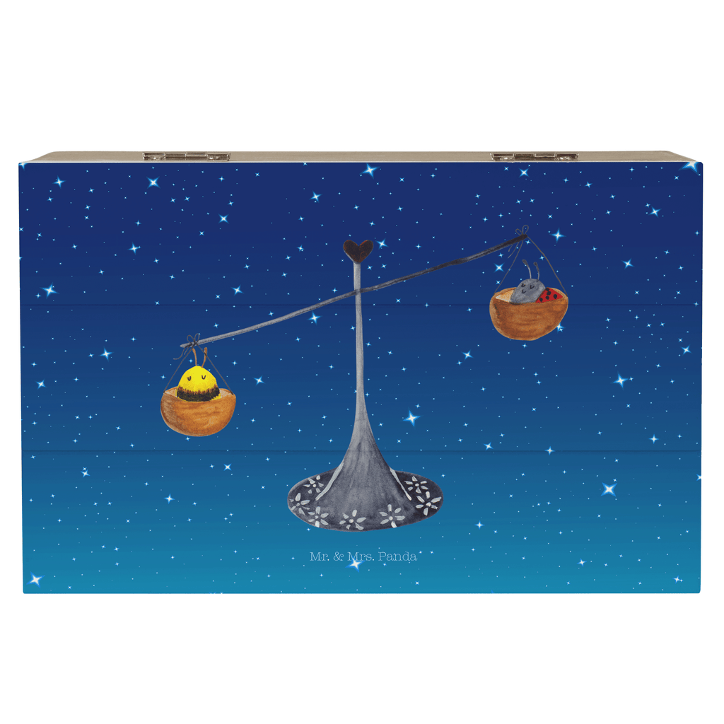 Holzkiste Sternzeichen Waage Holzkiste, Kiste, Schatzkiste, Truhe, Schatulle, XXL, Erinnerungsbox, Erinnerungskiste, Dekokiste, Aufbewahrungsbox, Tierkreiszeichen, Sternzeichen, Horoskop, Astrologie, Aszendent, Waage, Waage Geschenk, Waage Sternzeichen, Geschenk Oktober, Geschenk September, Geburtstag Oktober, Geburtstag September, Gleichgewicht, Marienkäfer, Hummel, Biene