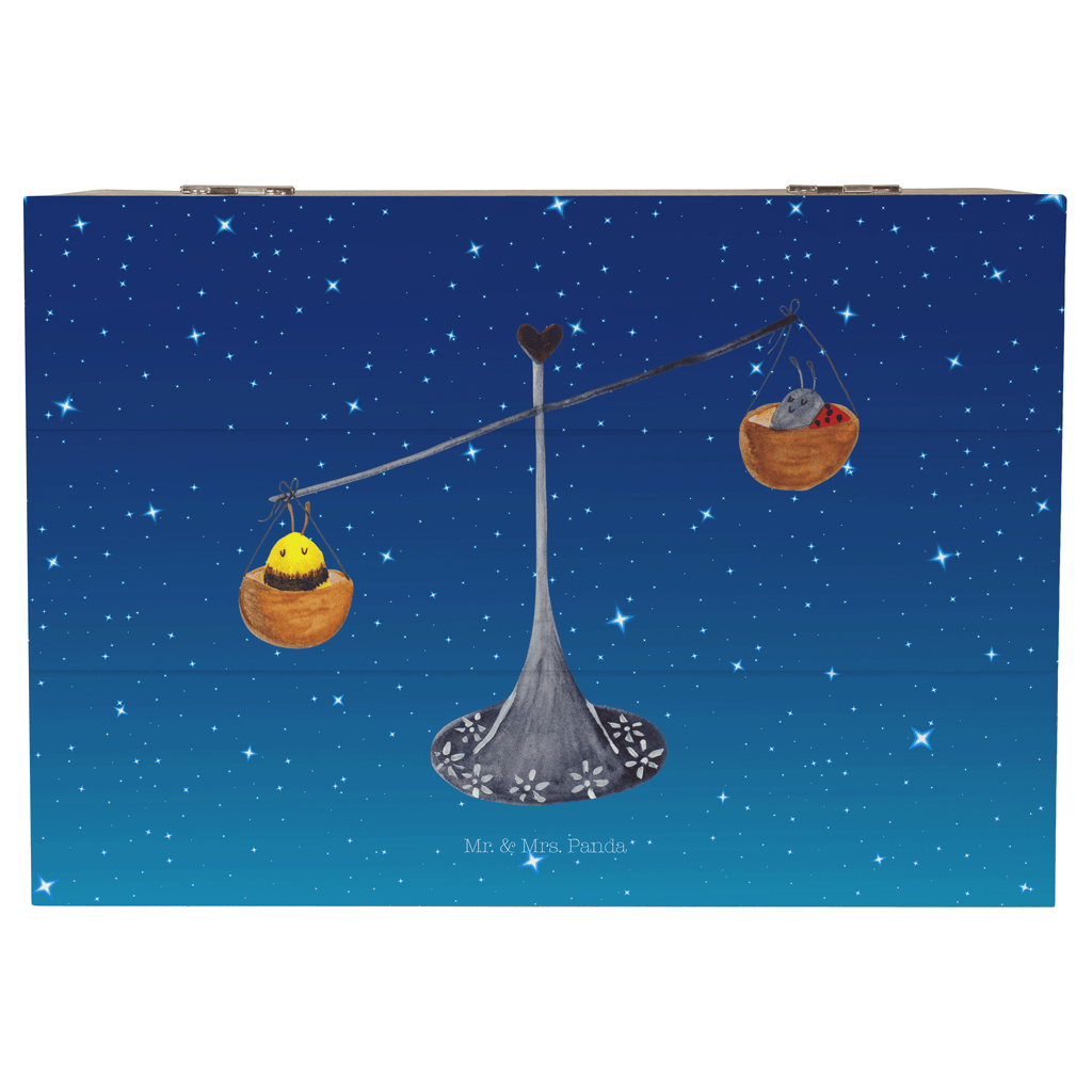 Holzkiste Sternzeichen Waage Holzkiste, Kiste, Schatzkiste, Truhe, Schatulle, XXL, Erinnerungsbox, Erinnerungskiste, Dekokiste, Aufbewahrungsbox, Tierkreiszeichen, Sternzeichen, Horoskop, Astrologie, Aszendent, Waage, Waage Geschenk, Waage Sternzeichen, Geschenk Oktober, Geschenk September, Geburtstag Oktober, Geburtstag September, Gleichgewicht, Marienkäfer, Hummel, Biene