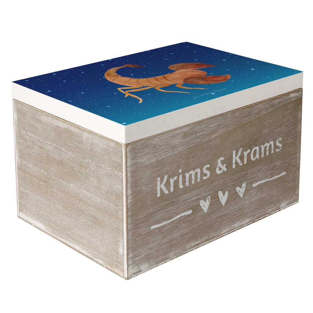 Holzkiste Sternzeichen Skorpion Holzkiste, Kiste, Schatzkiste, Truhe, Schatulle, XXL, Erinnerungsbox, Erinnerungskiste, Dekokiste, Aufbewahrungsbox, Tierkreiszeichen, Sternzeichen, Horoskop, Astrologie, Aszendent, Skorpione, Skorpion Geschenk, Skorpion Sternzeichen, Geschenk Oktober, Geschenk November, Geburtstag Oktober, Geburtstag November