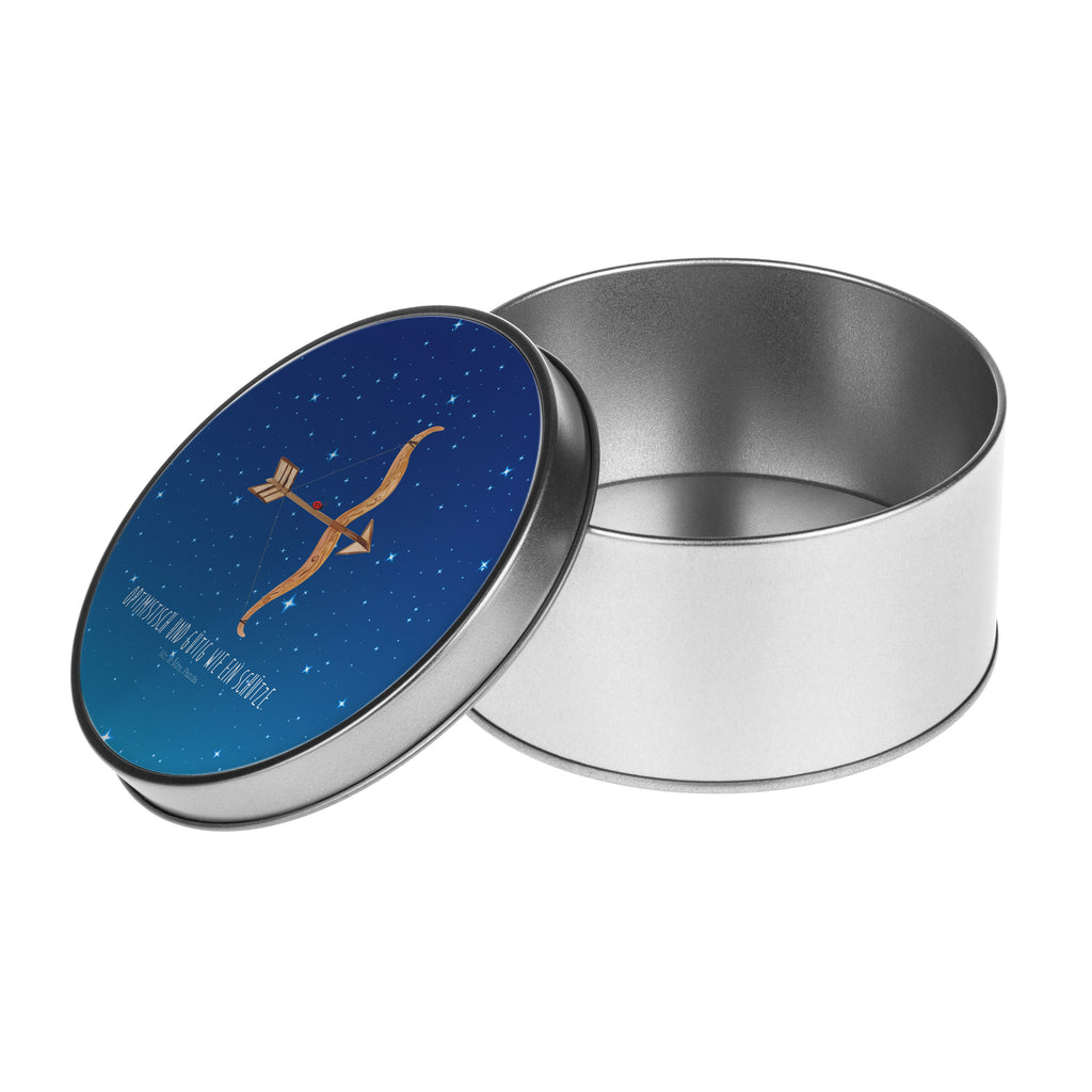 Blechdose rund Sternzeichen Schütze Metalldose, Keksdose, Dose, Vorratsdose, Geschenkbox, Tierkreiszeichen, Sternzeichen, Horoskop, Astrologie, Aszendent, Schütze, Schütze Geschenk, Schütze Sternzeichen, Geschenk November, Geschenk Dezember, Geburtstag November, Geburtstag Dezember, Geschenk Schützenfest