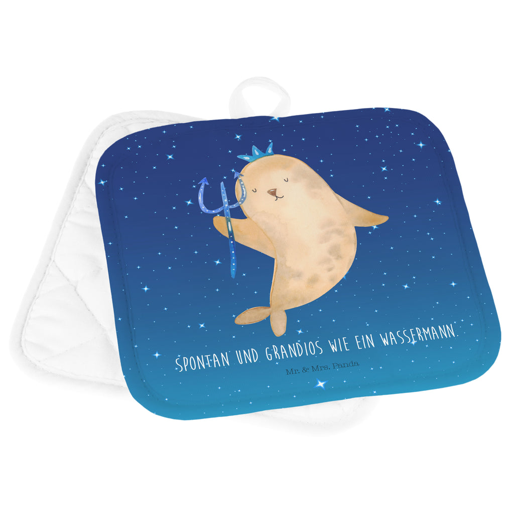 2er Set Topflappen  Sternzeichen Wassermann Topflappen, Topfuntersetzer, Ofenhandschuh, Topflappen Set, Topflappen lustig, Topflappen mit Spruch, Tierkreiszeichen, Sternzeichen, Horoskop, Astrologie, Aszendent, Meermann, Nix, Wassermann Geschenk, Wassermann Sternzeichen, Geschenk Januar, Geschenk Februar, Geburtstag Januar, Geburtstag Februar, Meer Geschenk