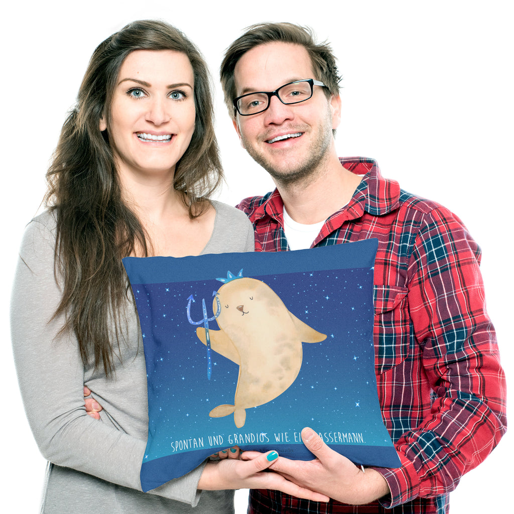40x40 Kissen Sternzeichen Wassermann Kissenhülle, Kopfkissen, Sofakissen, Dekokissen, Motivkissen, Tierkreiszeichen, Sternzeichen, Horoskop, Astrologie, Aszendent, Meermann, Nix, Wassermann Geschenk, Wassermann Sternzeichen, Geschenk Januar, Geschenk Februar, Geburtstag Januar, Geburtstag Februar, Meer Geschenk