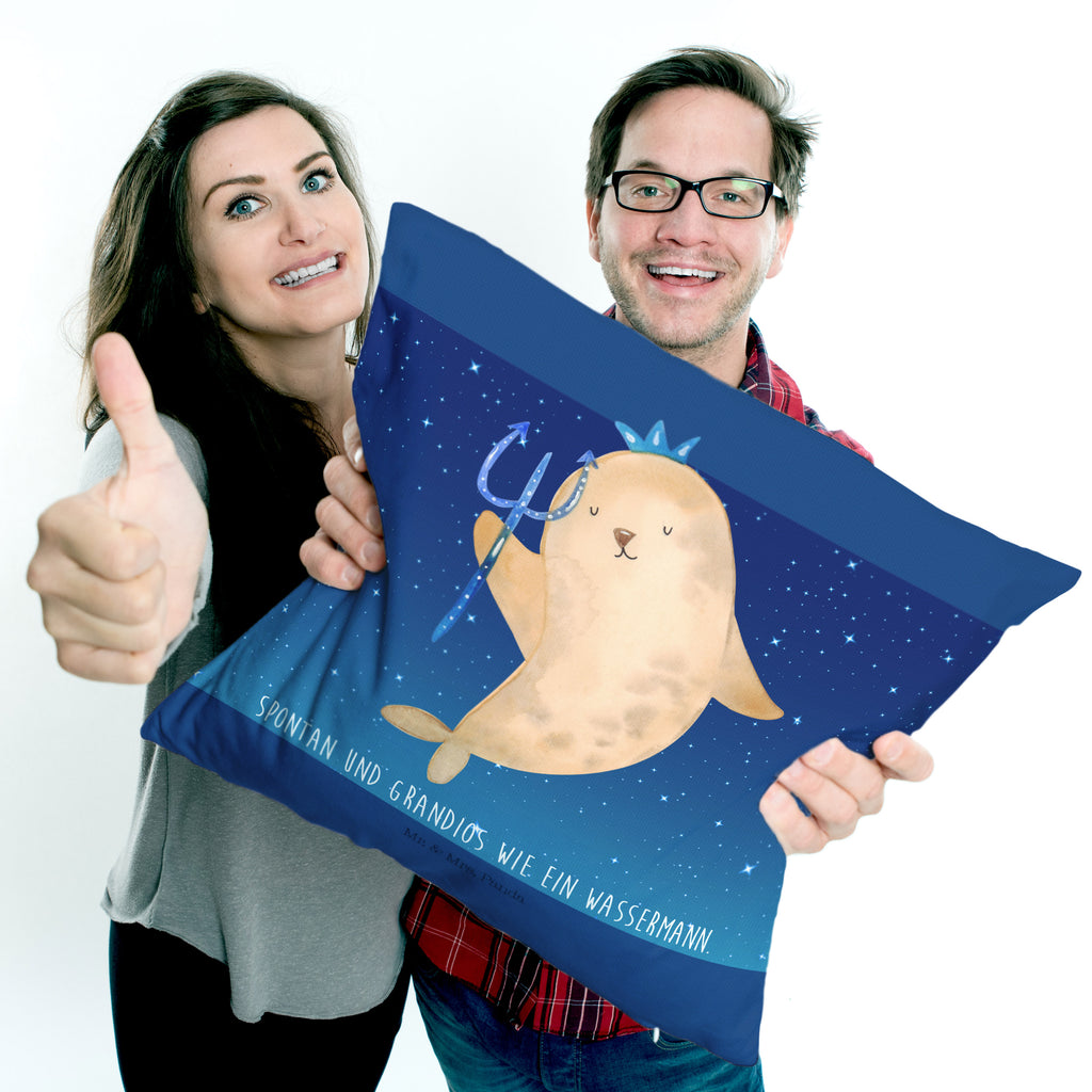 40x40 Kissen Sternzeichen Wassermann Kissenhülle, Kopfkissen, Sofakissen, Dekokissen, Motivkissen, Tierkreiszeichen, Sternzeichen, Horoskop, Astrologie, Aszendent, Meermann, Nix, Wassermann Geschenk, Wassermann Sternzeichen, Geschenk Januar, Geschenk Februar, Geburtstag Januar, Geburtstag Februar, Meer Geschenk