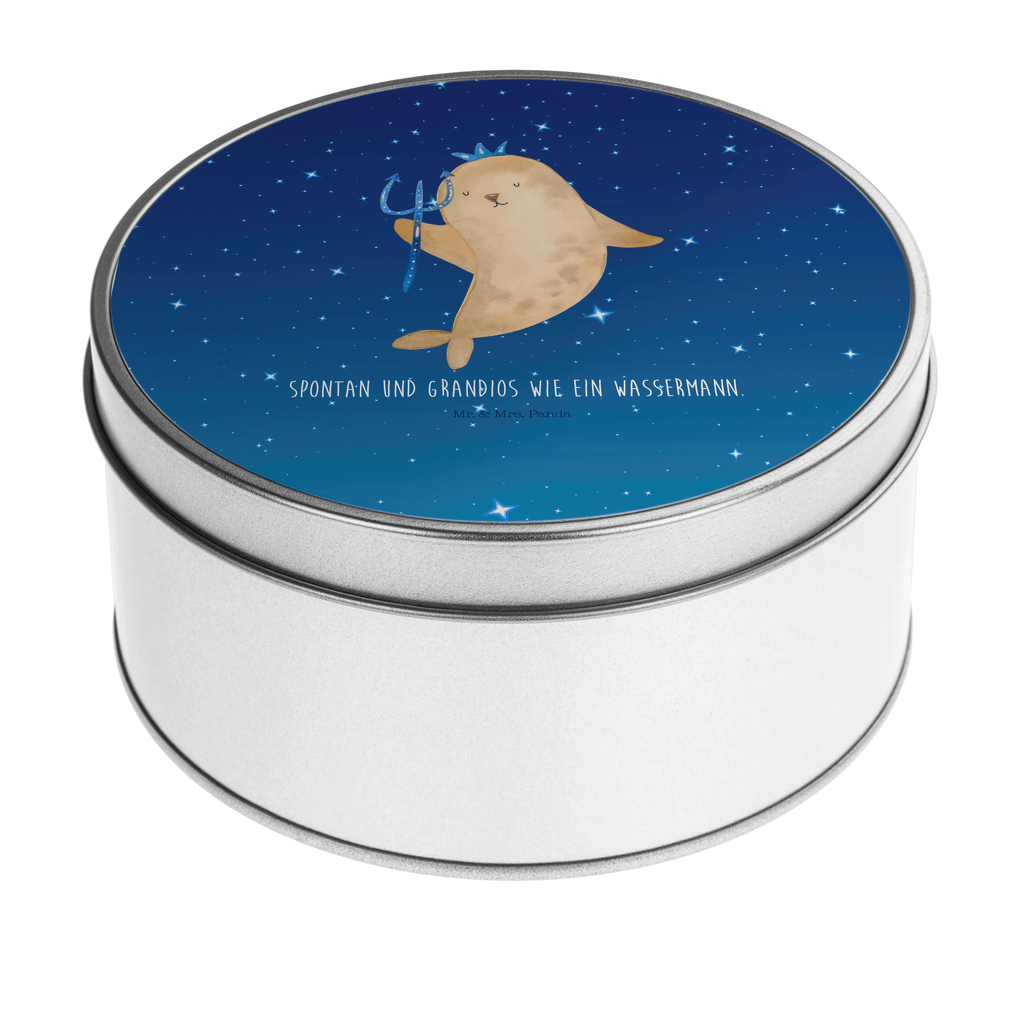 Blechdose rund Sternzeichen Wassermann Metalldose, Keksdose, Dose, Vorratsdose, Geschenkbox, Tierkreiszeichen, Sternzeichen, Horoskop, Astrologie, Aszendent, Meermann, Nix, Wassermann Geschenk, Wassermann Sternzeichen, Geschenk Januar, Geschenk Februar, Geburtstag Januar, Geburtstag Februar, Meer Geschenk