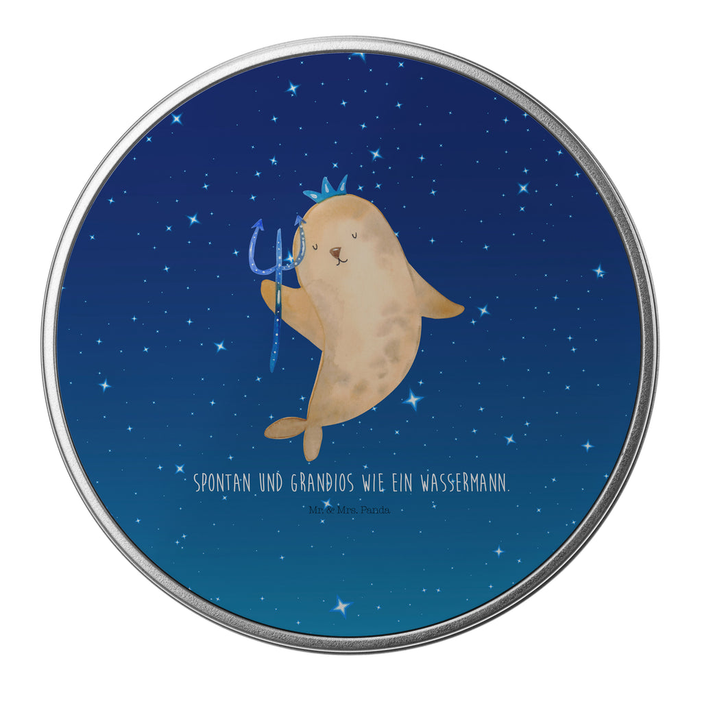 Blechdose rund Sternzeichen Wassermann Metalldose, Keksdose, Dose, Vorratsdose, Geschenkbox, Tierkreiszeichen, Sternzeichen, Horoskop, Astrologie, Aszendent, Meermann, Nix, Wassermann Geschenk, Wassermann Sternzeichen, Geschenk Januar, Geschenk Februar, Geburtstag Januar, Geburtstag Februar, Meer Geschenk