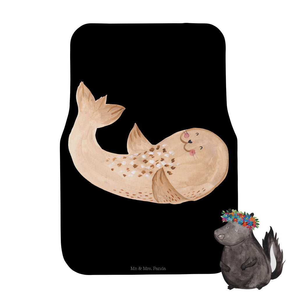 Fahrer Autofußmatte Robbe liegend Autofußmatten, Fußmatte Auto, Fahrer, Schmutzmatte Auto, Tiermotive, Gute Laune, lustige Sprüche, Tiere, Robbe, Robben, Seehund, Strand, Meerestier, Ostsee, Nordsee, Lachen, Freude